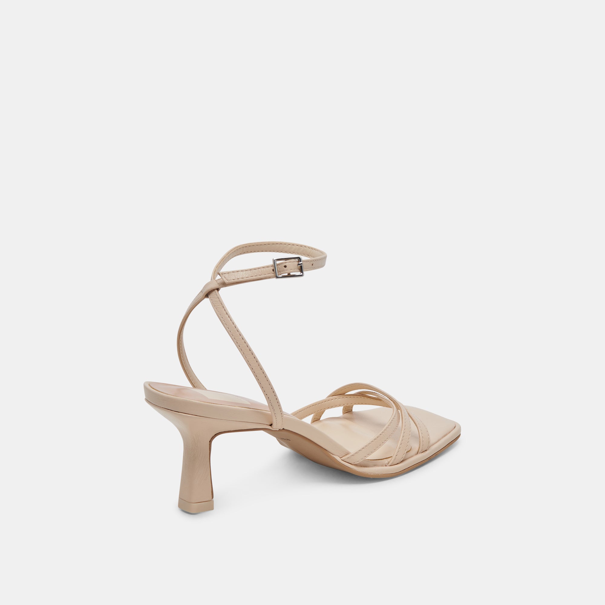 MANJI WIDE HEELS BONE PATENT LEATHER - view 3