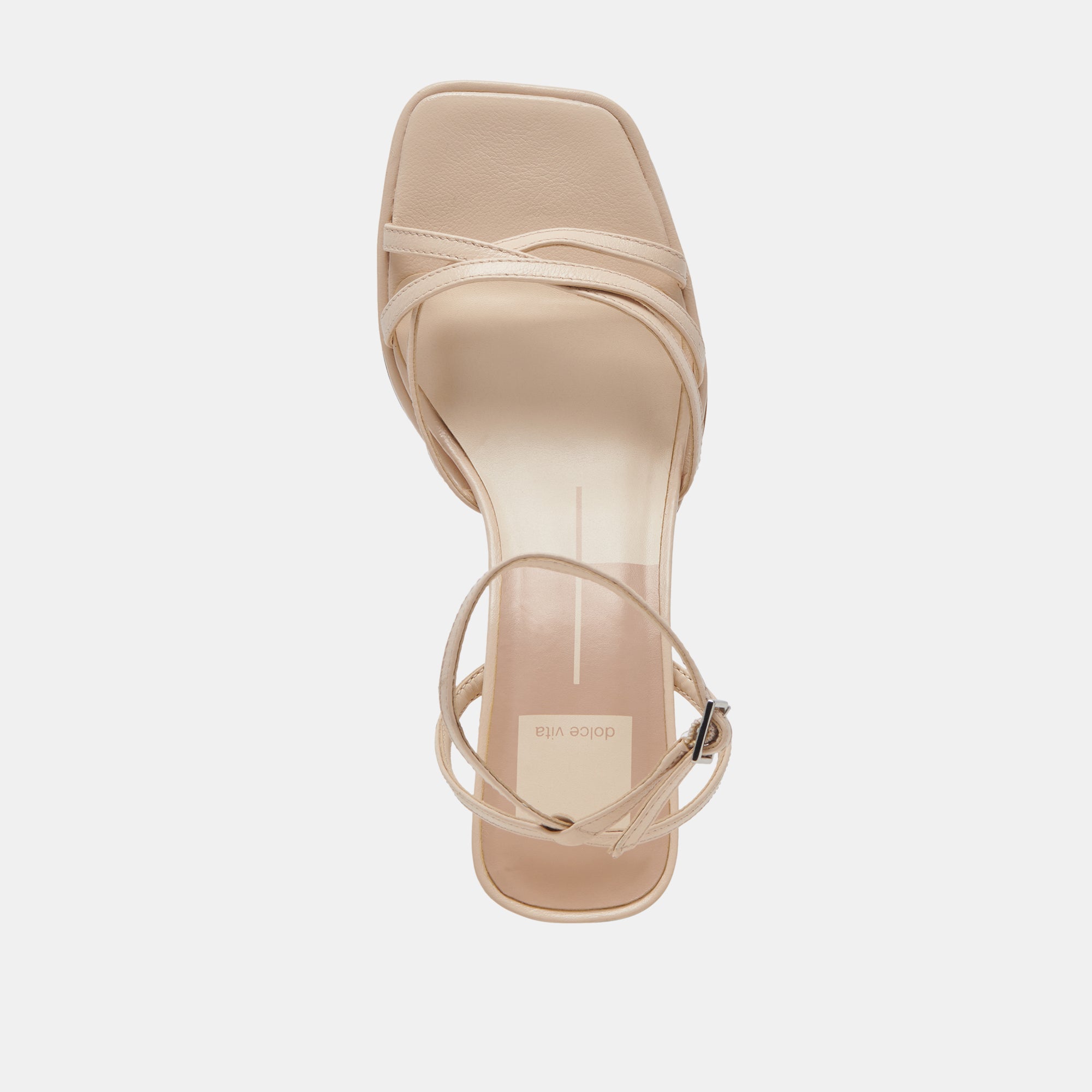 MANJI WIDE HEELS BONE PATENT LEATHER - view 8
