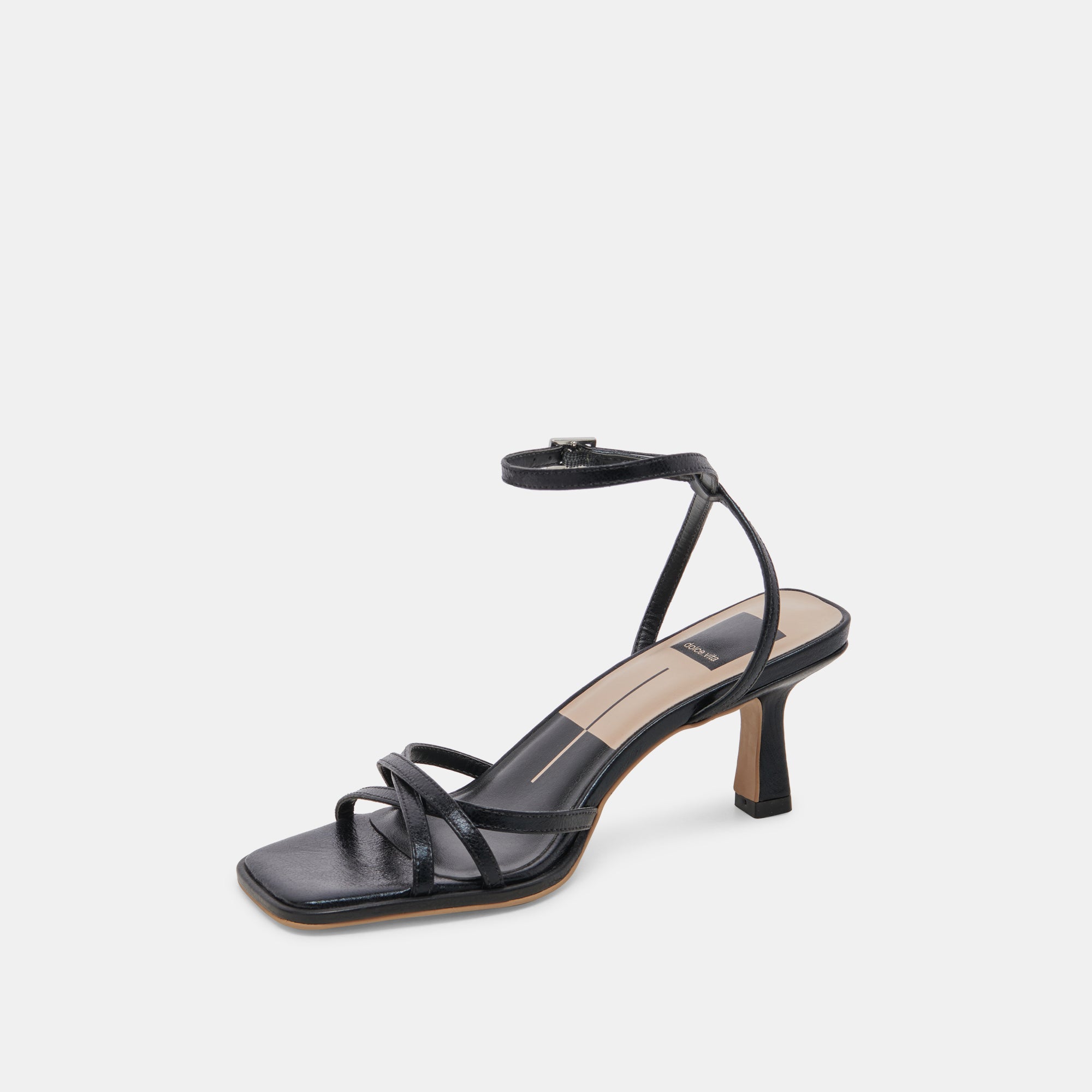 MANJI WIDE HEELS MIDNIGHT PATENT LEATHER - view 4