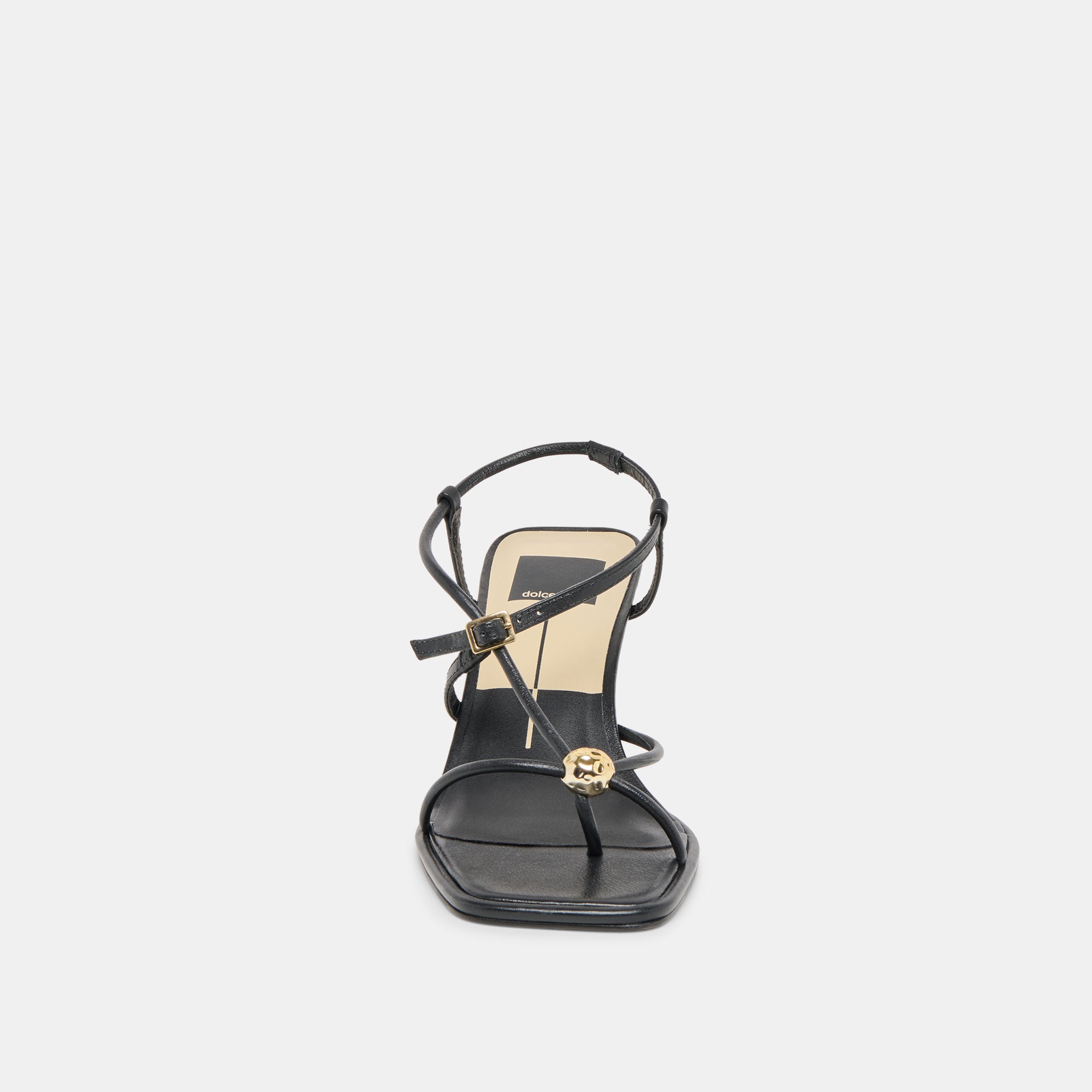 MYLEE WIDE HEELS BLACK LEATHER - view 6