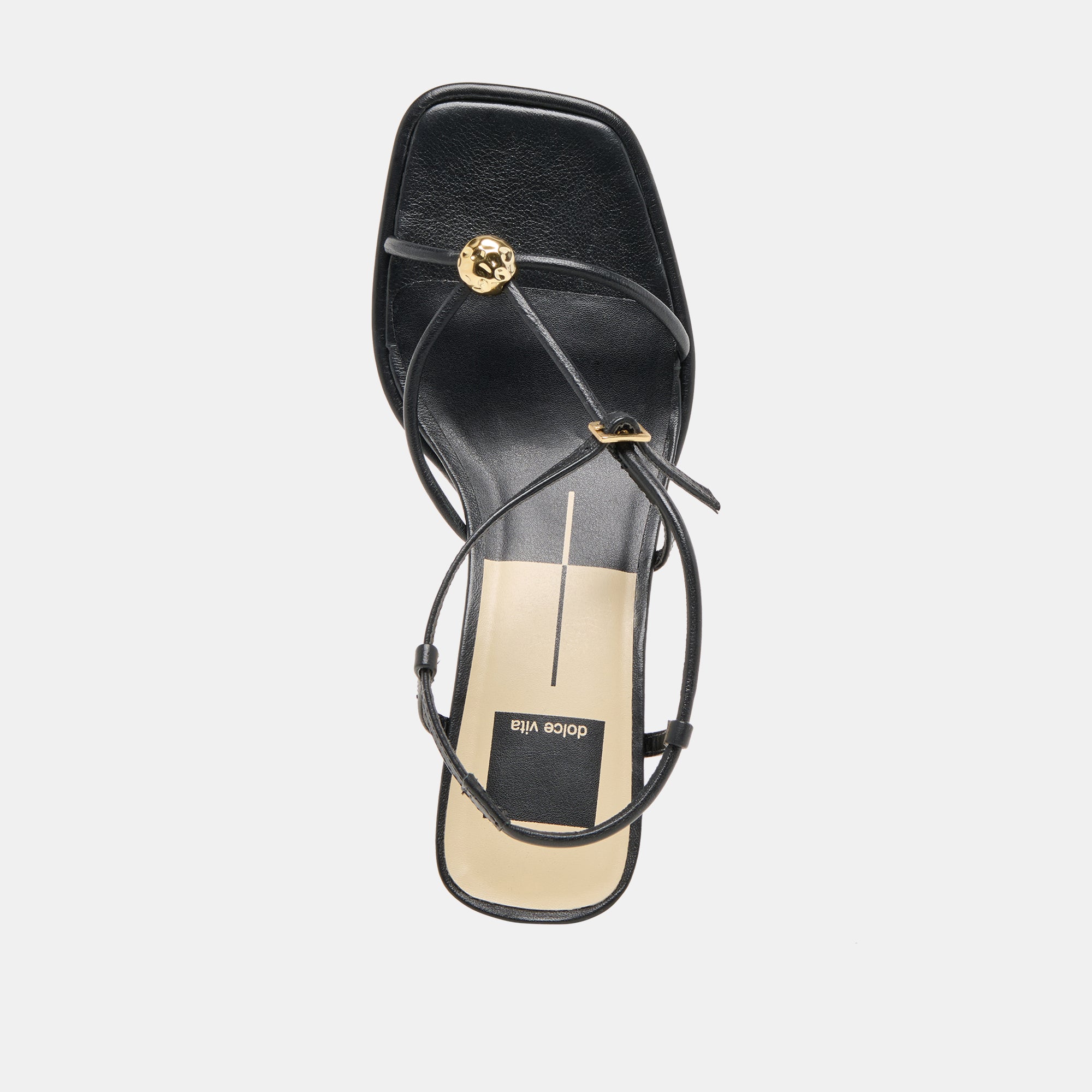 MYLEE WIDE HEELS BLACK LEATHER - view 8