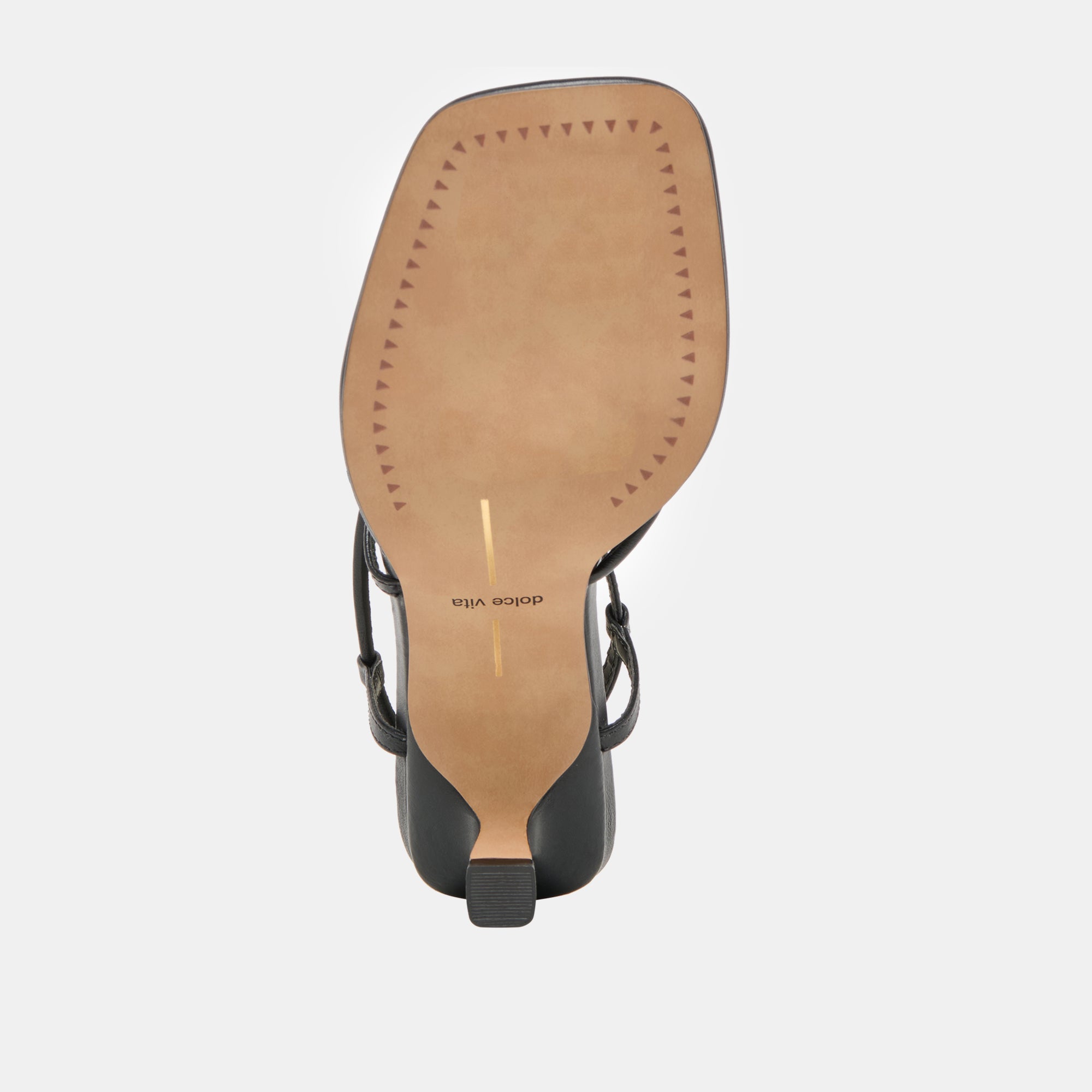 MYLEE WIDE HEELS BLACK LEATHER - view 9