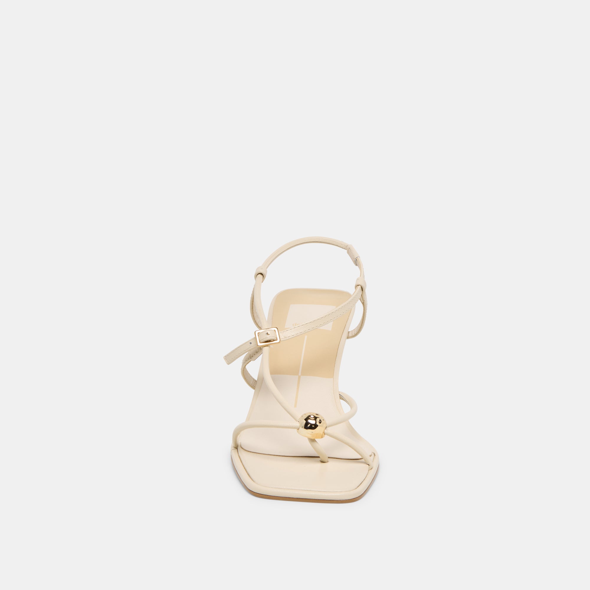 MYLEE WIDE HEELS CREME LEATHER - view 6