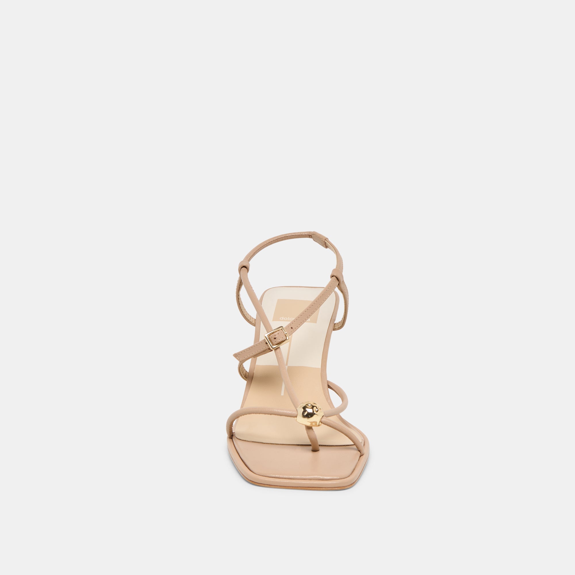 MYLEE WIDE HEELS LIGHT TAN LEATHER - view 6