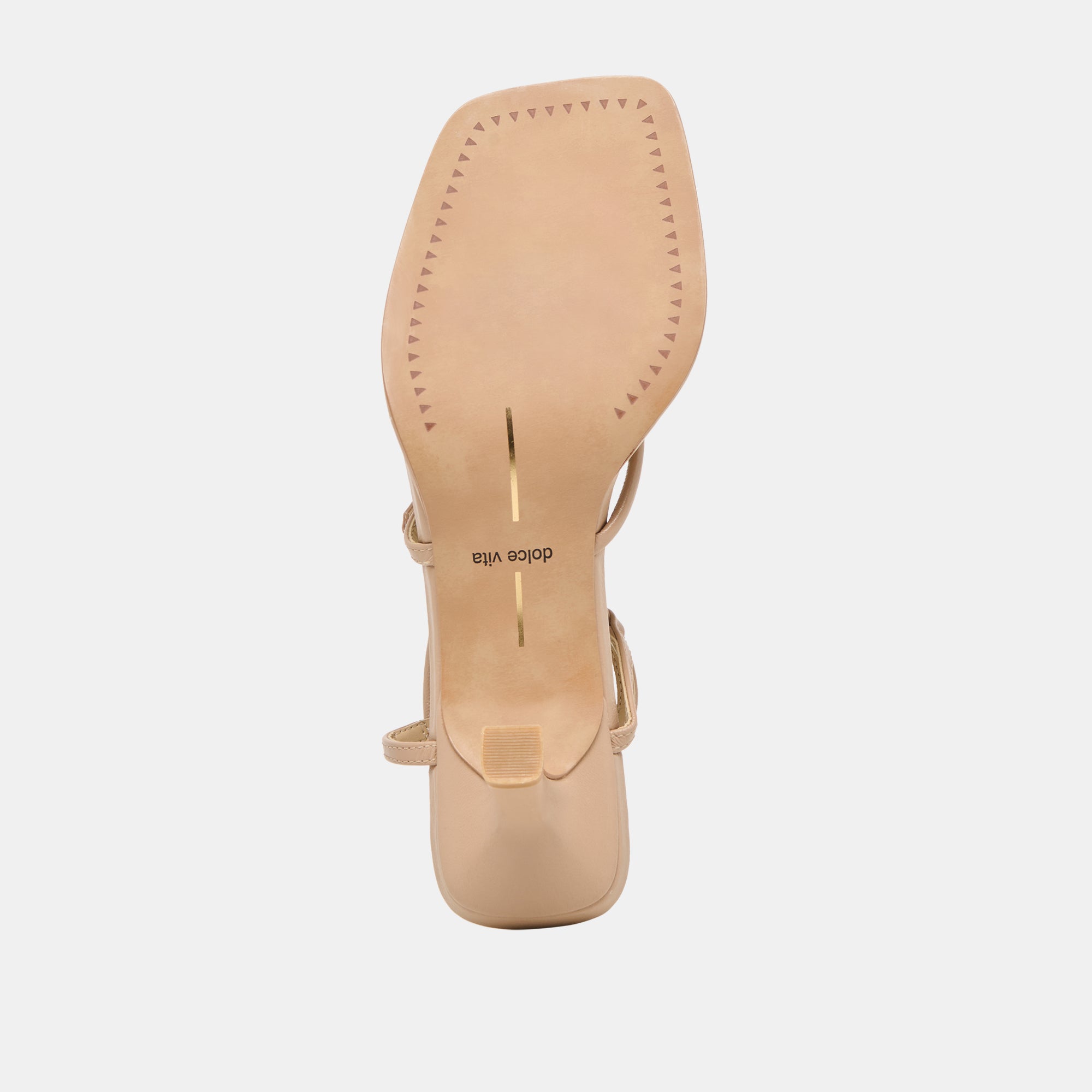 MYLEE WIDE HEELS LIGHT TAN LEATHER - view 9