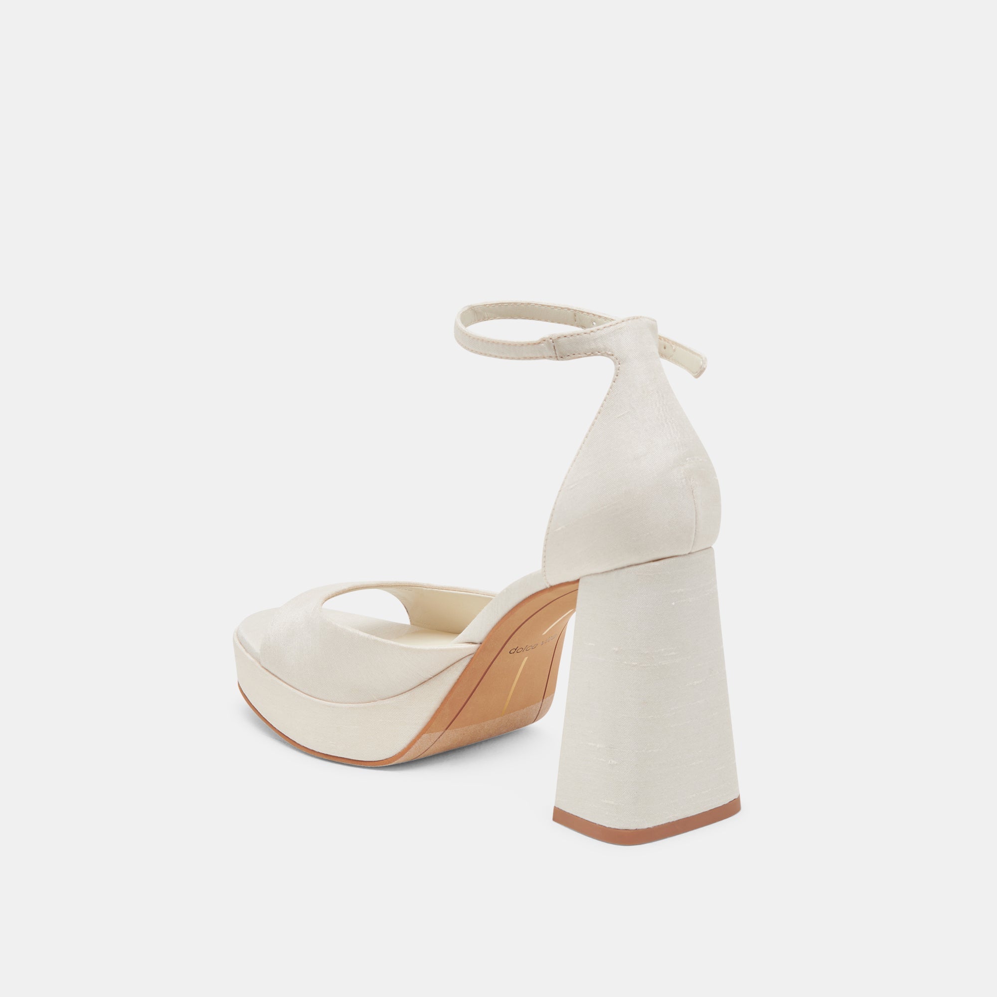 PANDRO HEELS WHITE SATIN - re:vita - view 5