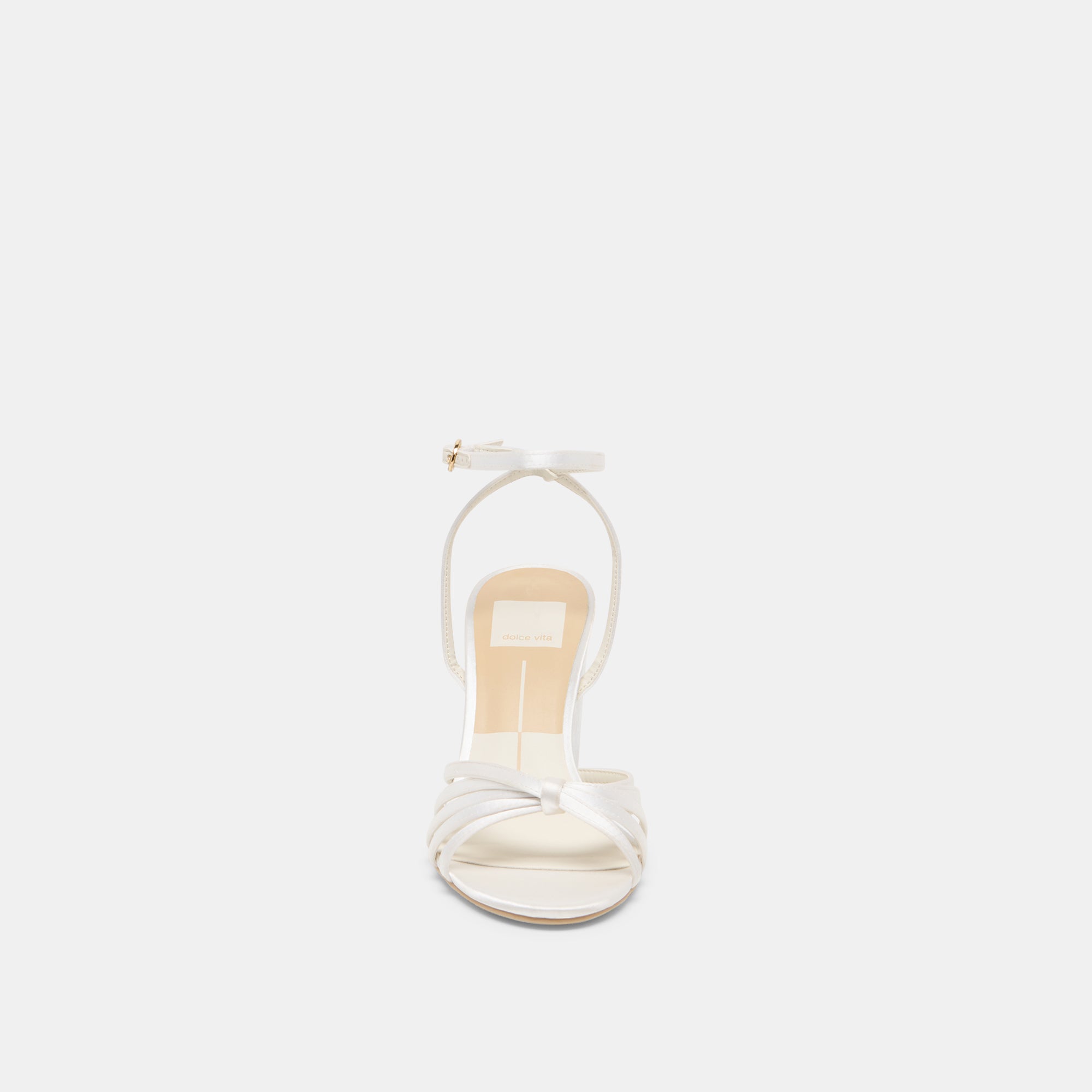 RONICA HEELS TRUE WHITE SATIN - view 8