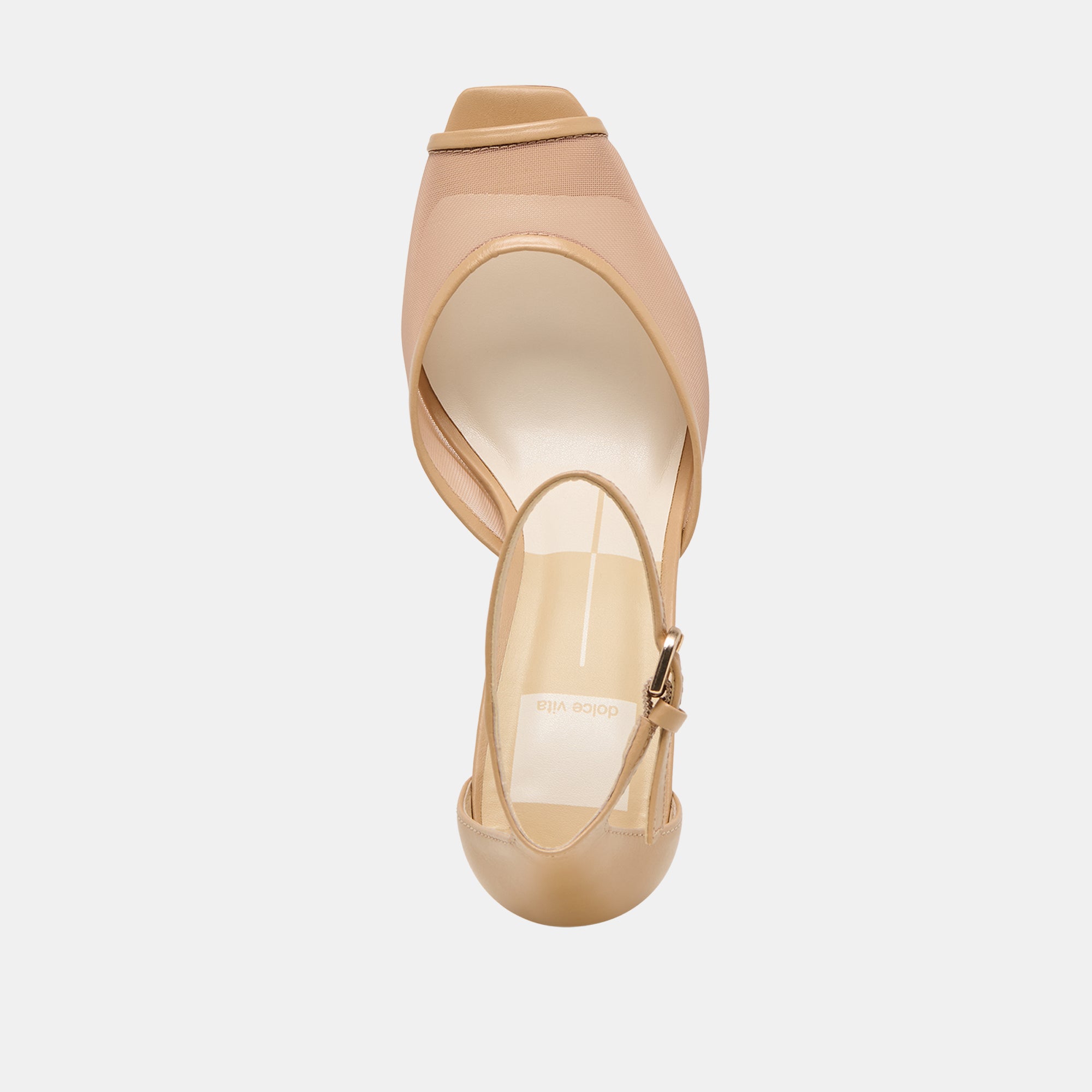 SERLO MESH HEELS CAFE MESH