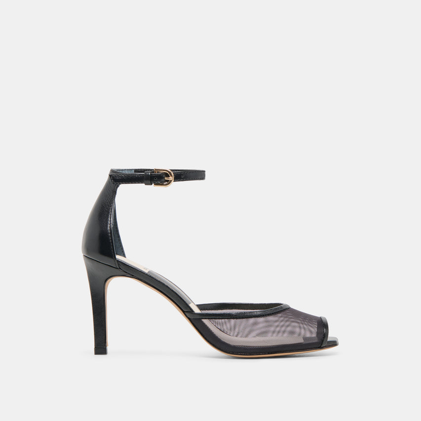 SERLO MESH HEELS ONYX MESH