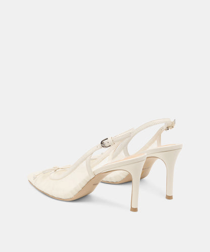YELA HEELS WHITE TULLE