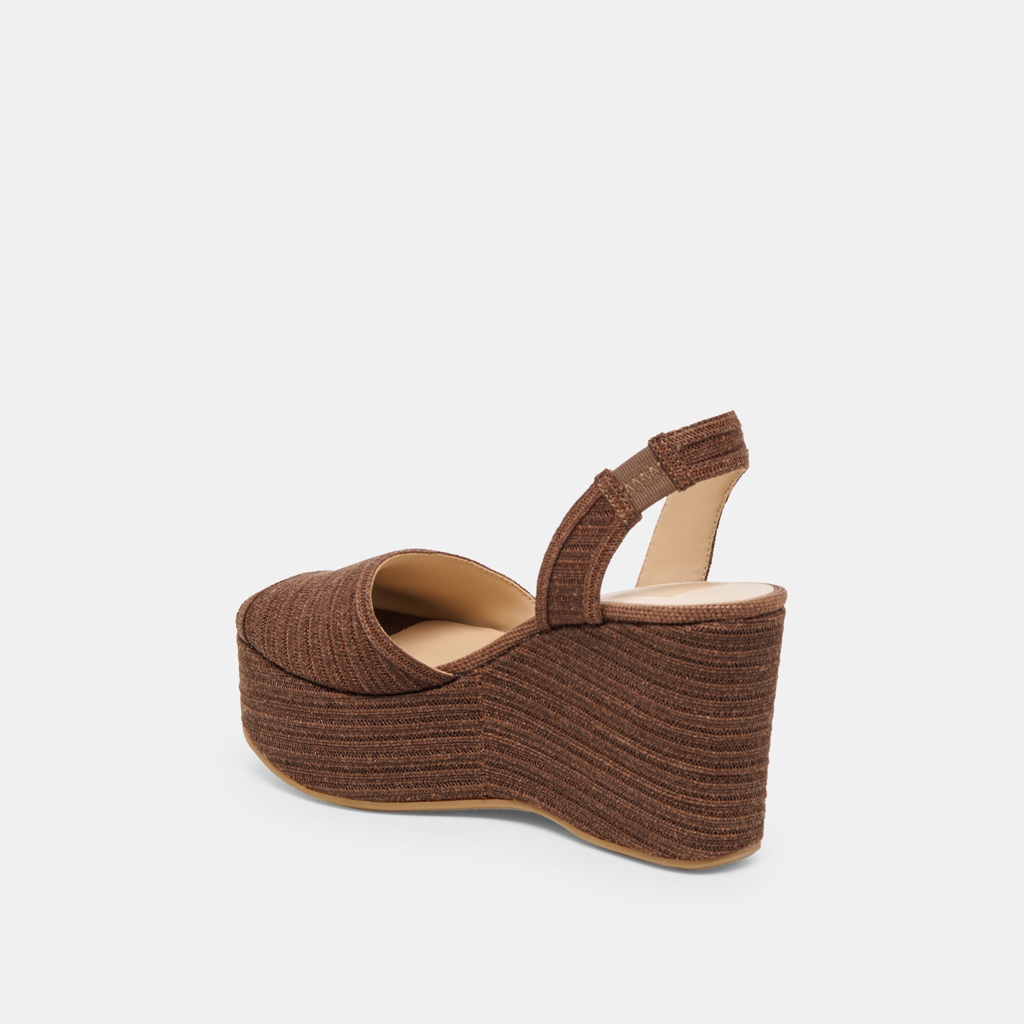 AKERA WEDGES COCOA RAFFIA - view 5