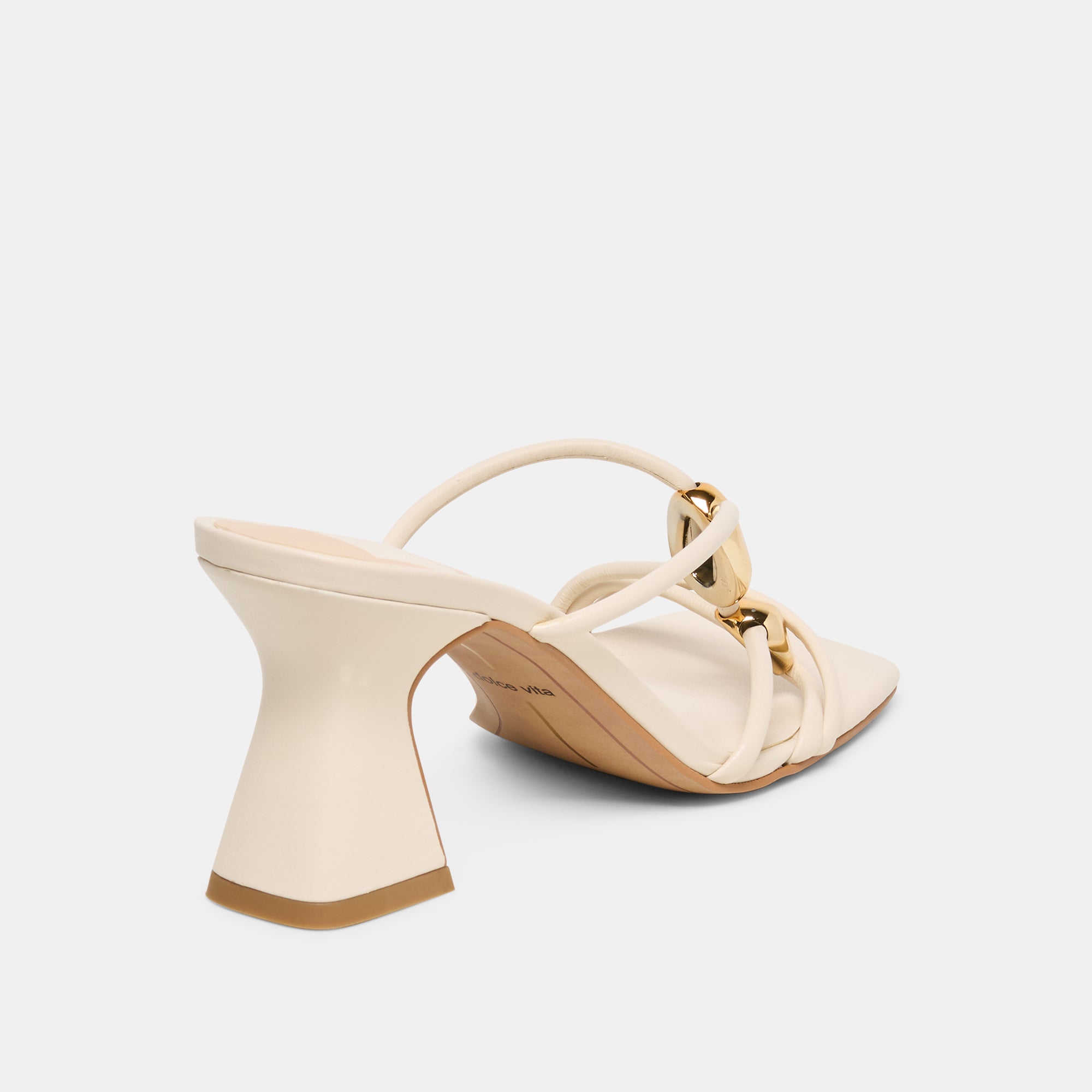 ALAYNA HEELS BONE LEATHER - view 3