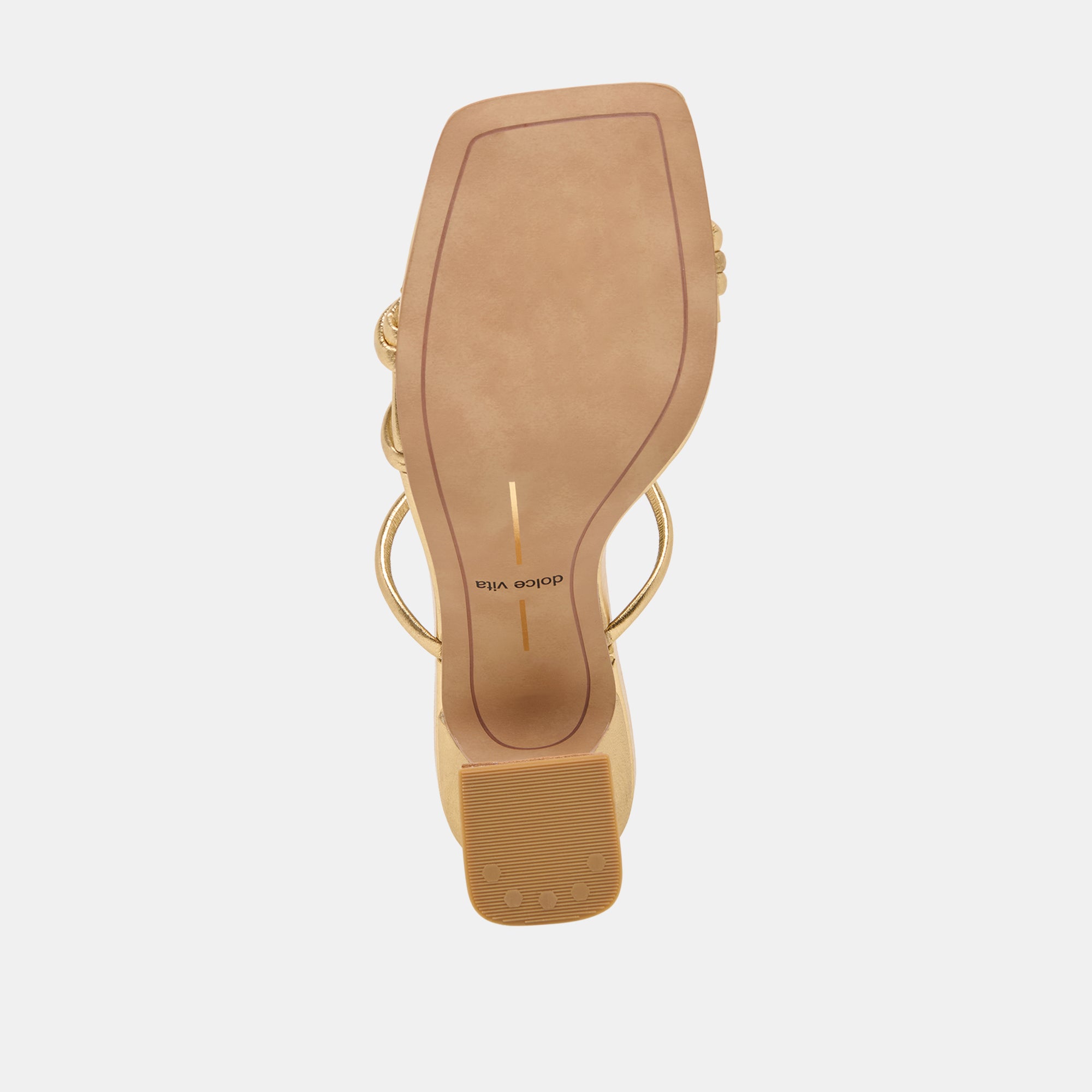 ALAYNA HEELS GOLD LEATHER - view 9
