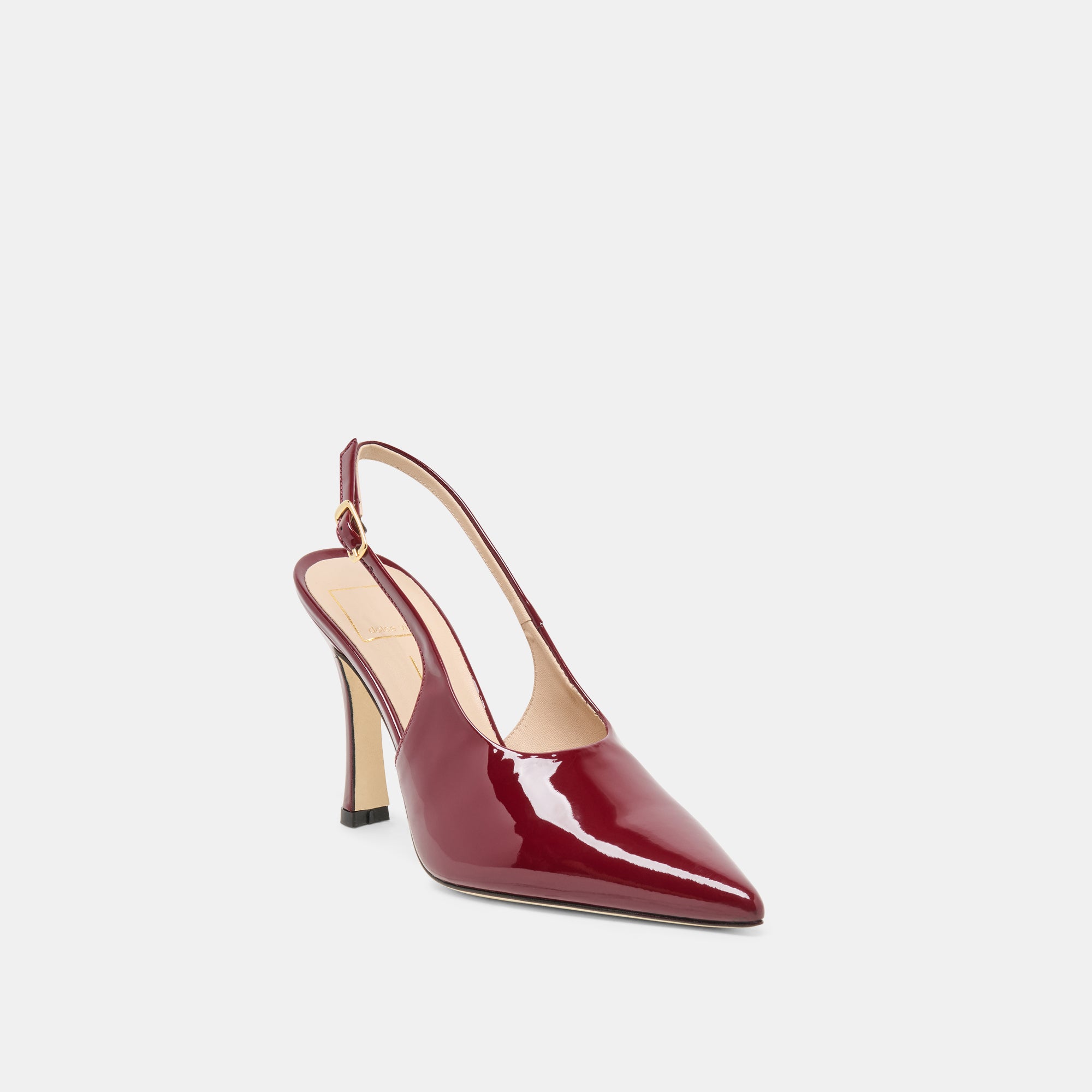 ALINNA HEELS BURGUNDY PATENT LEATHER - view 2