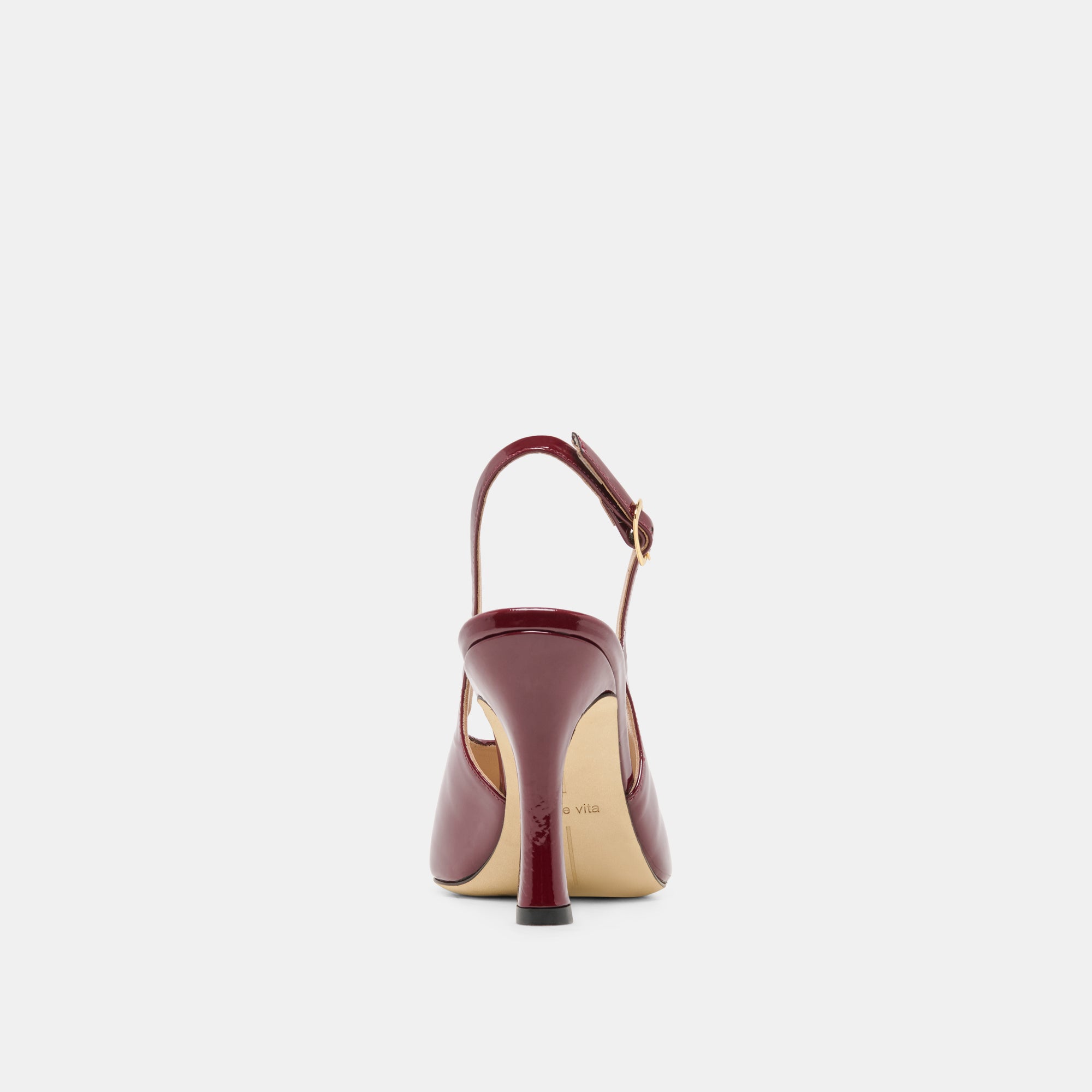 ALINNA HEELS BURGUNDY PATENT LEATHER - view 7