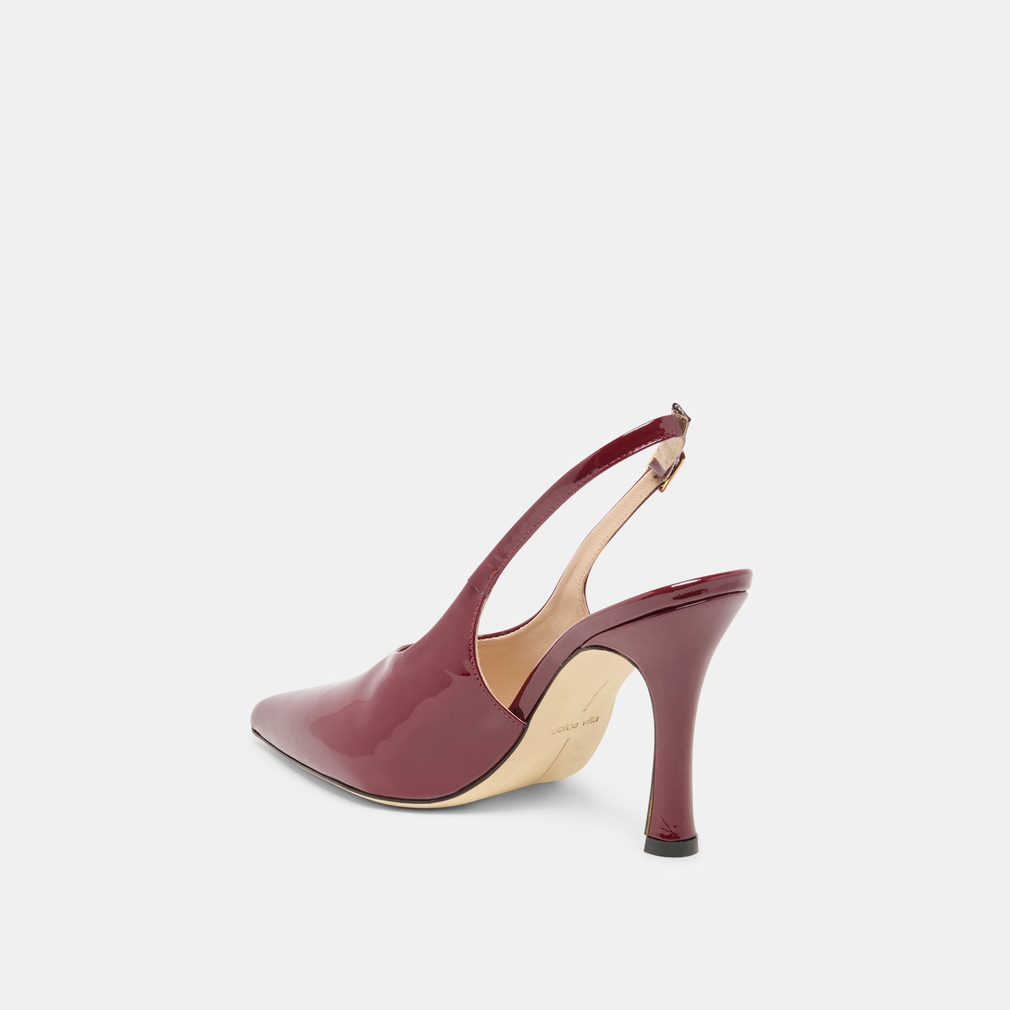 ALINNA HEELS BURGUNDY PATENT LEATHER - view 5