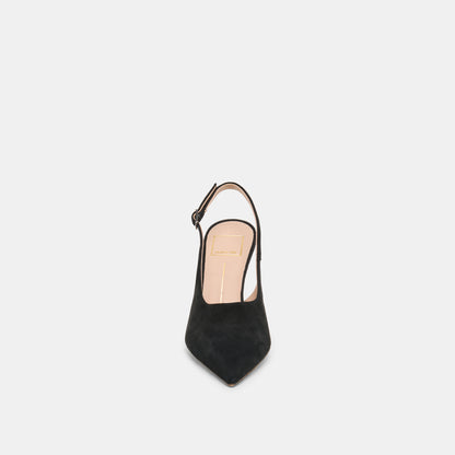 ALINNA HEELS ONYX SUEDE
