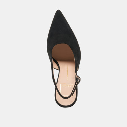 ALINNA HEELS ONYX SUEDE