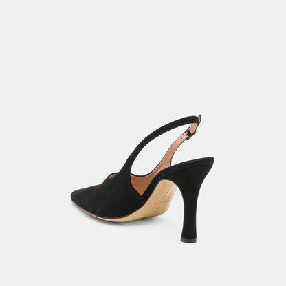 ALINNA HEELS ONYX SUEDE