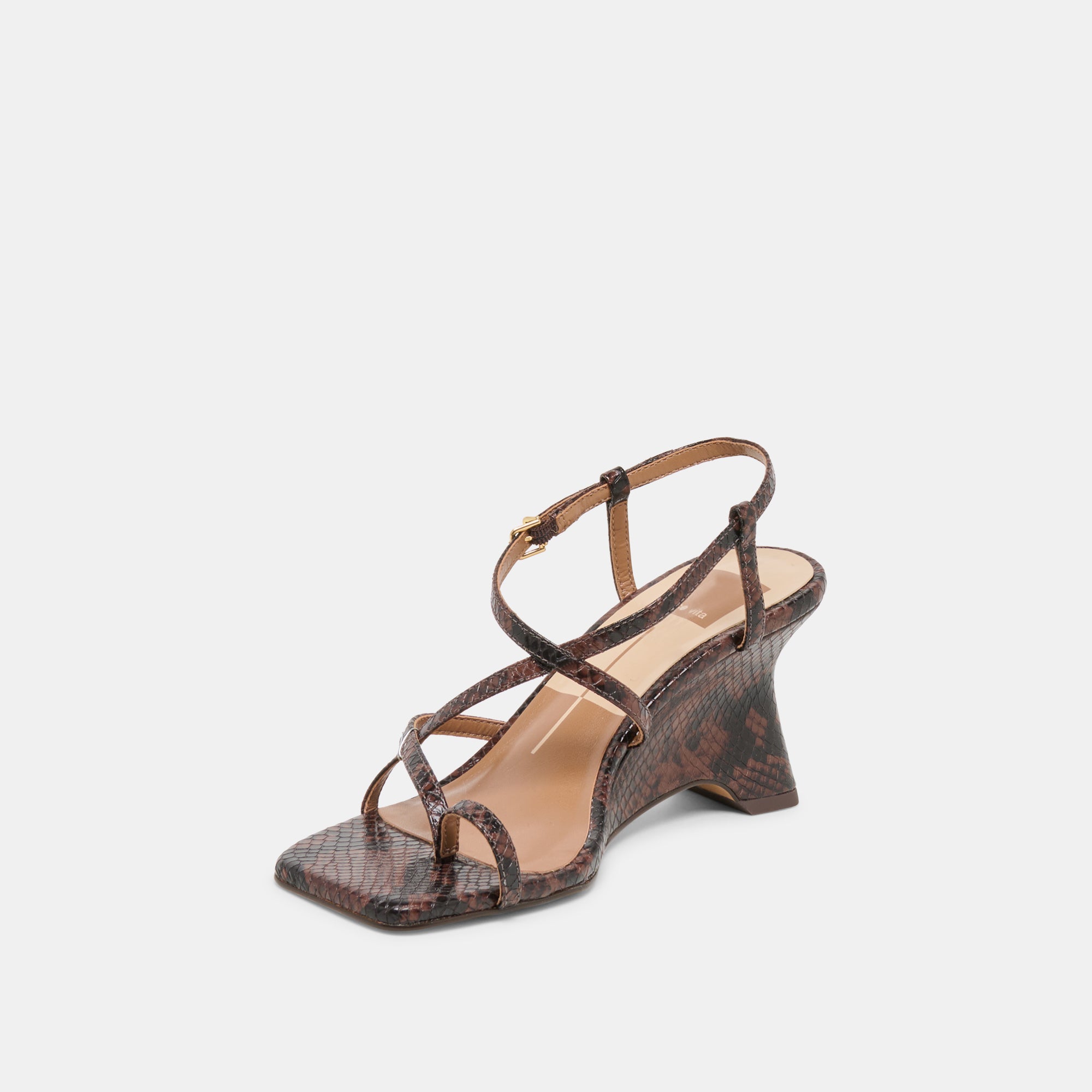 AYLEE WEDGES JAVA EMBOSSED LEATHER - view 4
