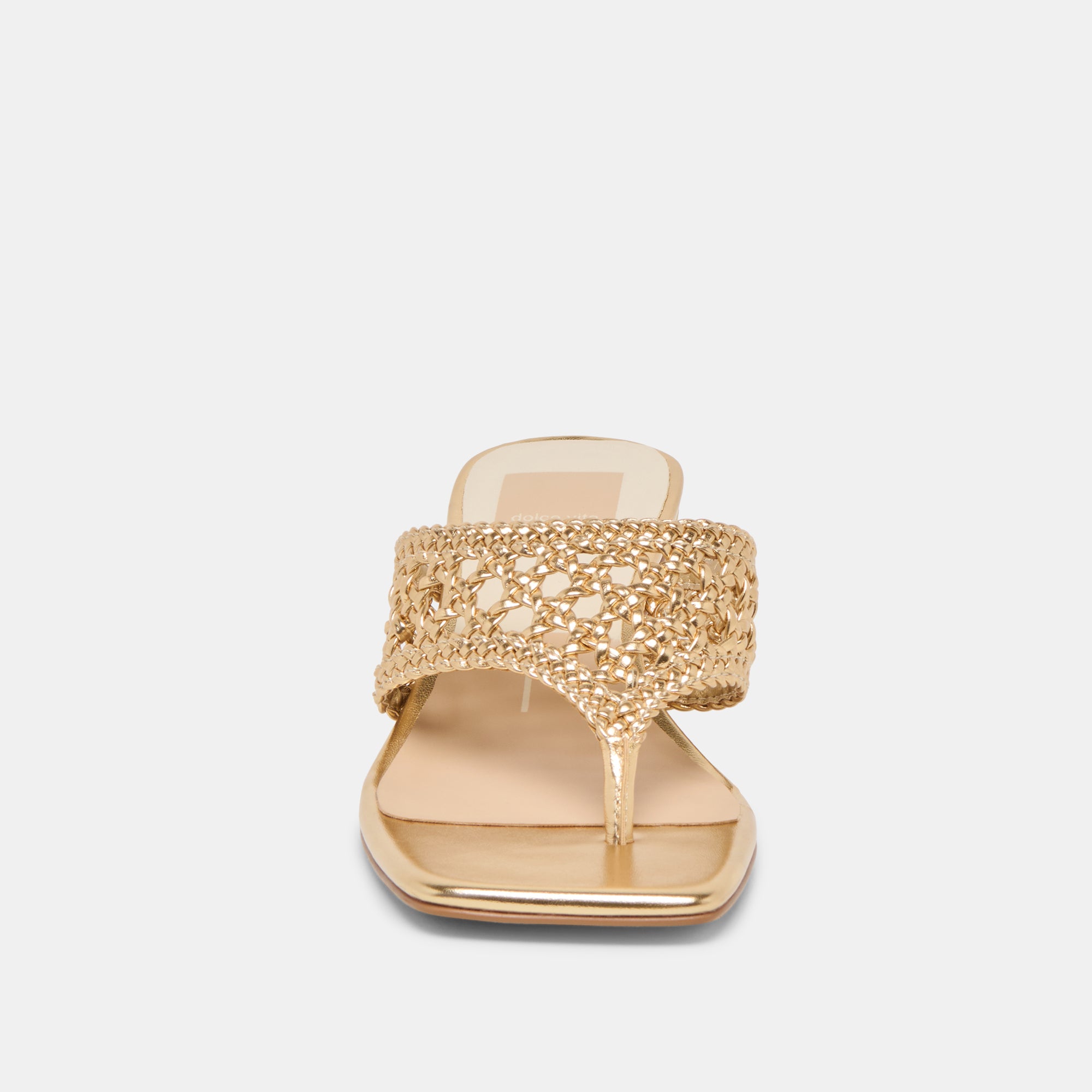 BARLO HEELS GOLD WOVEN STELLA - view 8