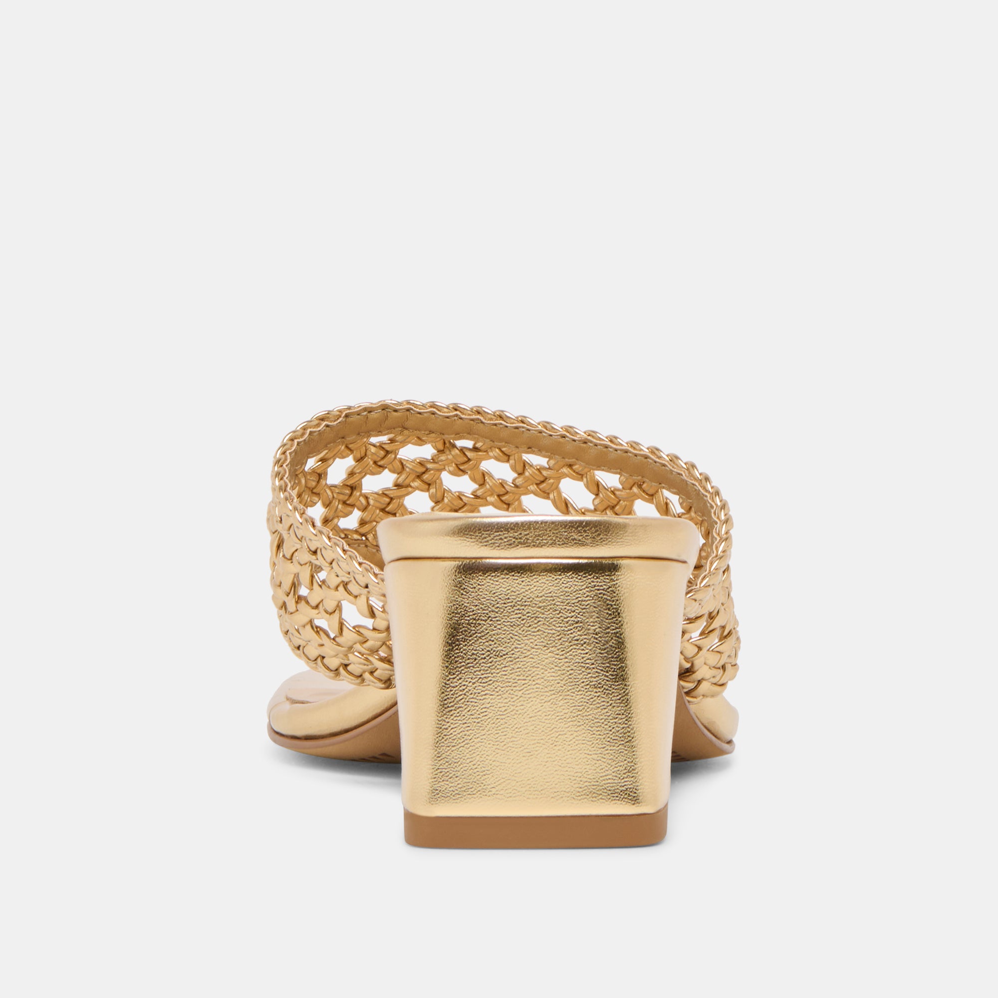 BARLO HEELS GOLD WOVEN STELLA - view 9
