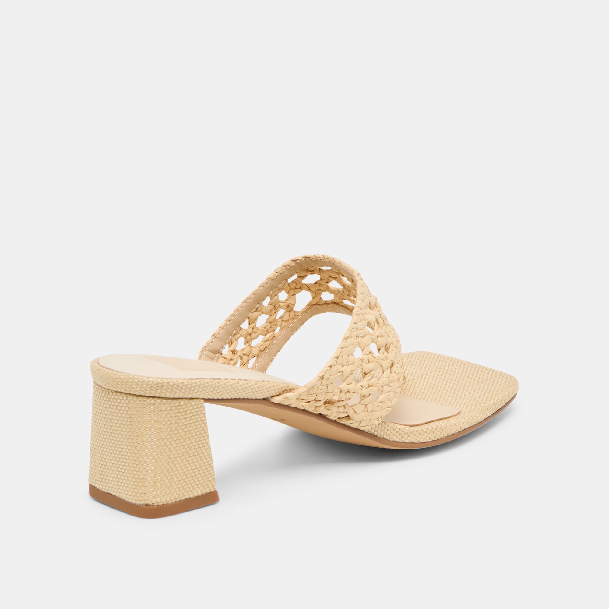 BARLO HEELS LT NATURAL WOVEN RAFFIA - view 5