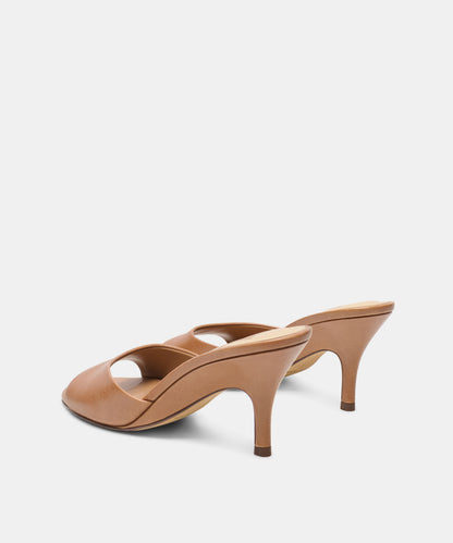 BELEN HEELS TAN LEATHER