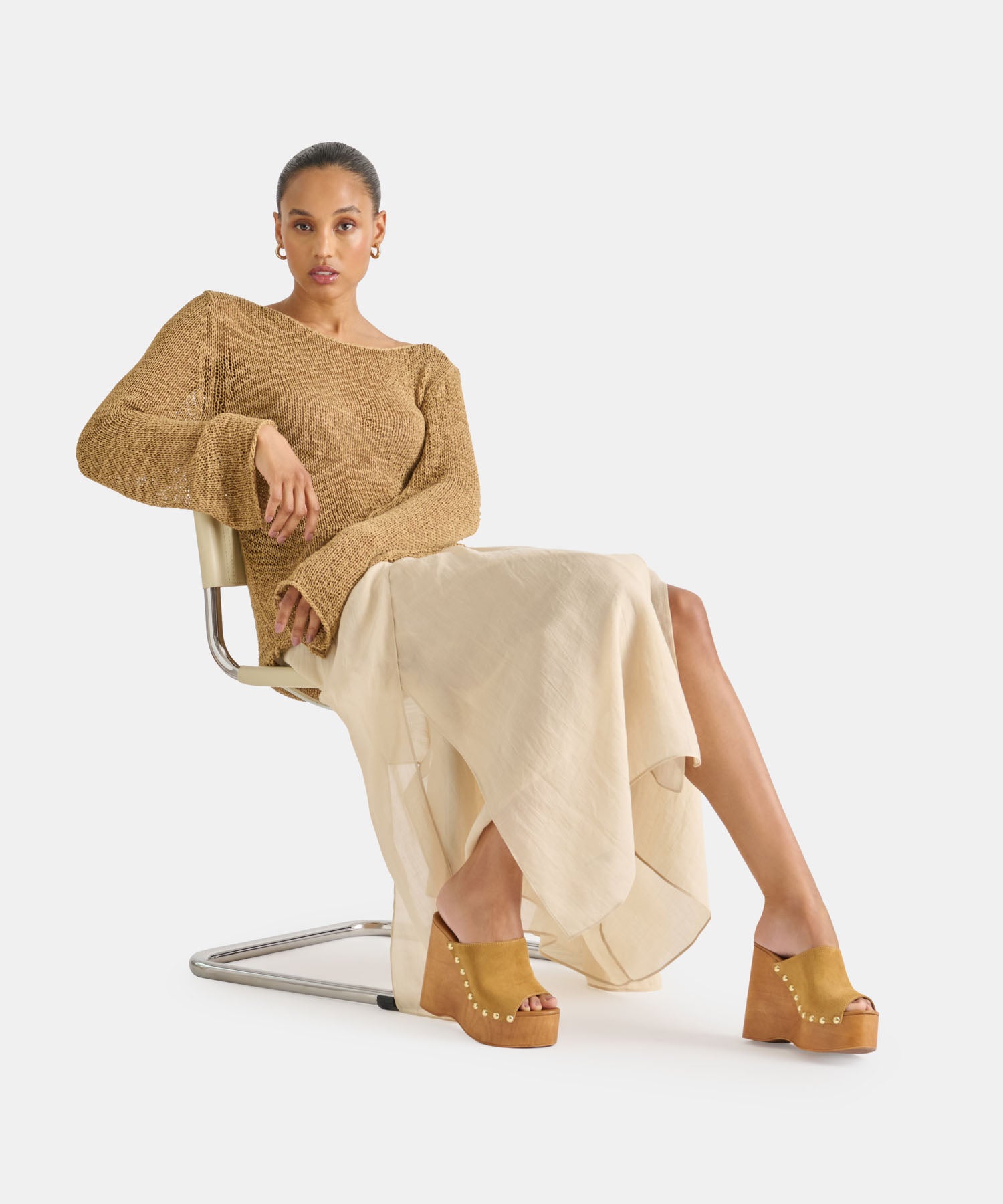 BIRK WEDGES TAN SUEDE - view 2