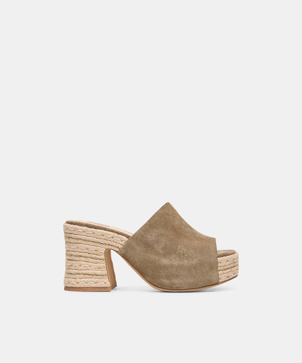 BOHDI ESPADRILLE Olive Suede Platform Heels | Dolce Vita
