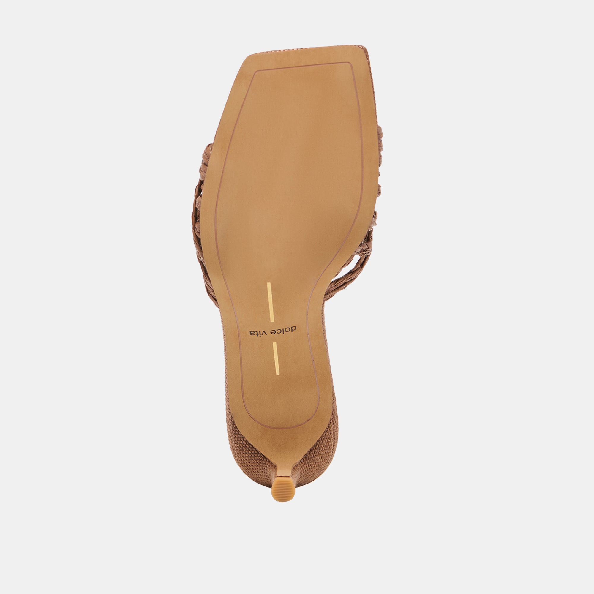 BOWEN HEELS COGNAC RAFFIA - view 12