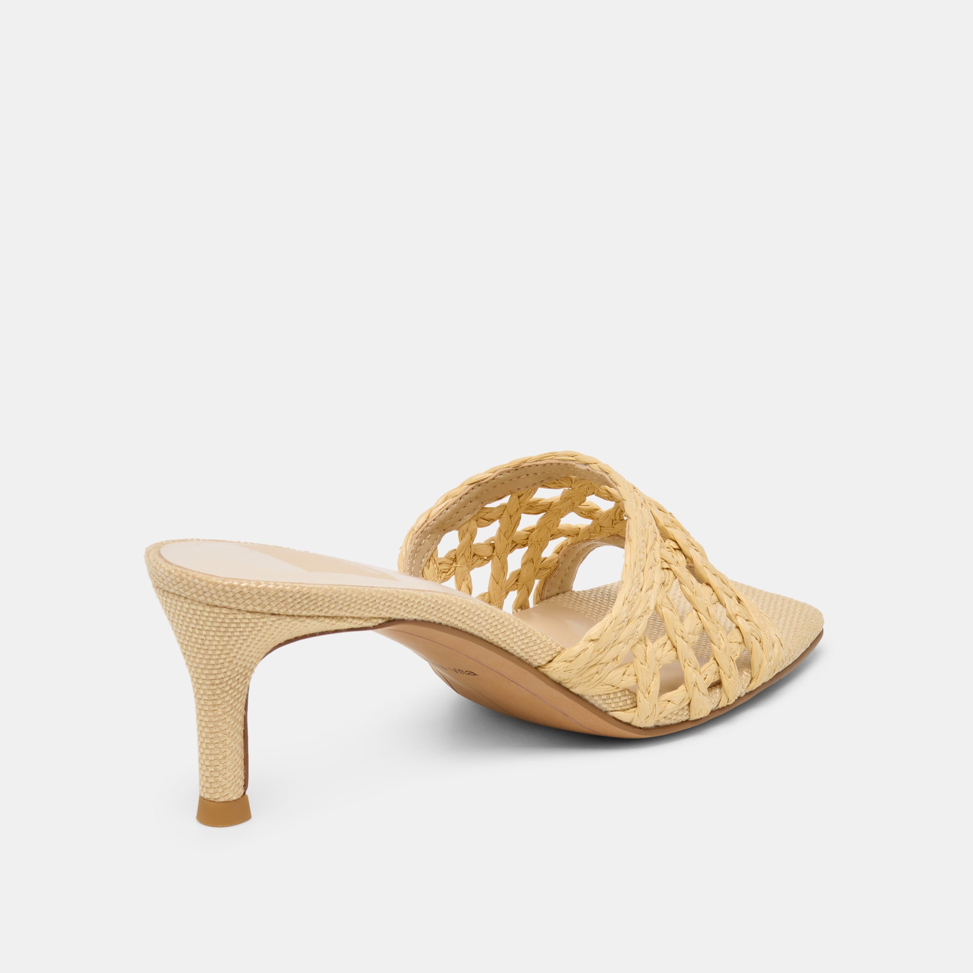 BOWEN HEELS LT NATURAL RAFFIA - view 5
