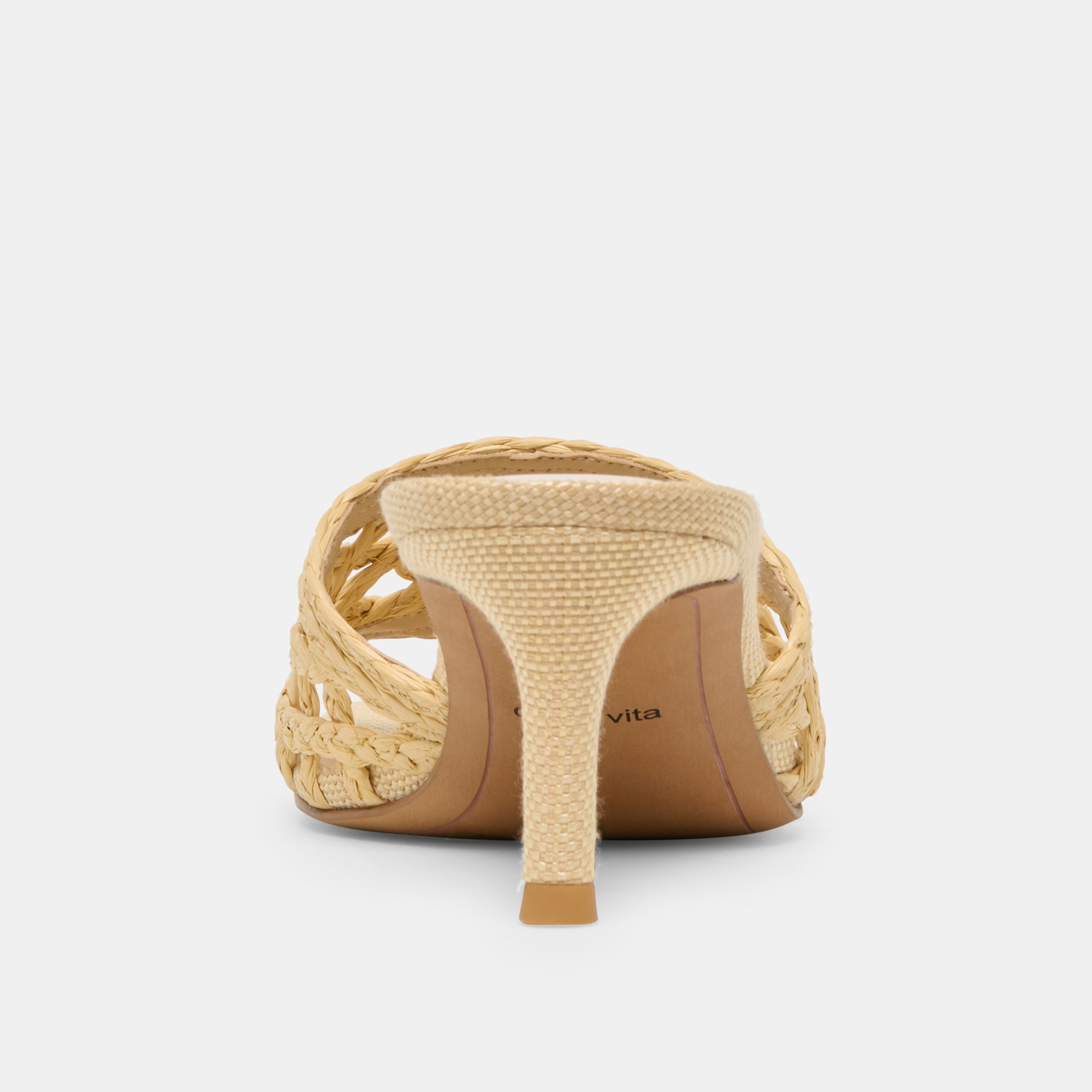 BOWEN HEELS LT NATURAL RAFFIA - view 9