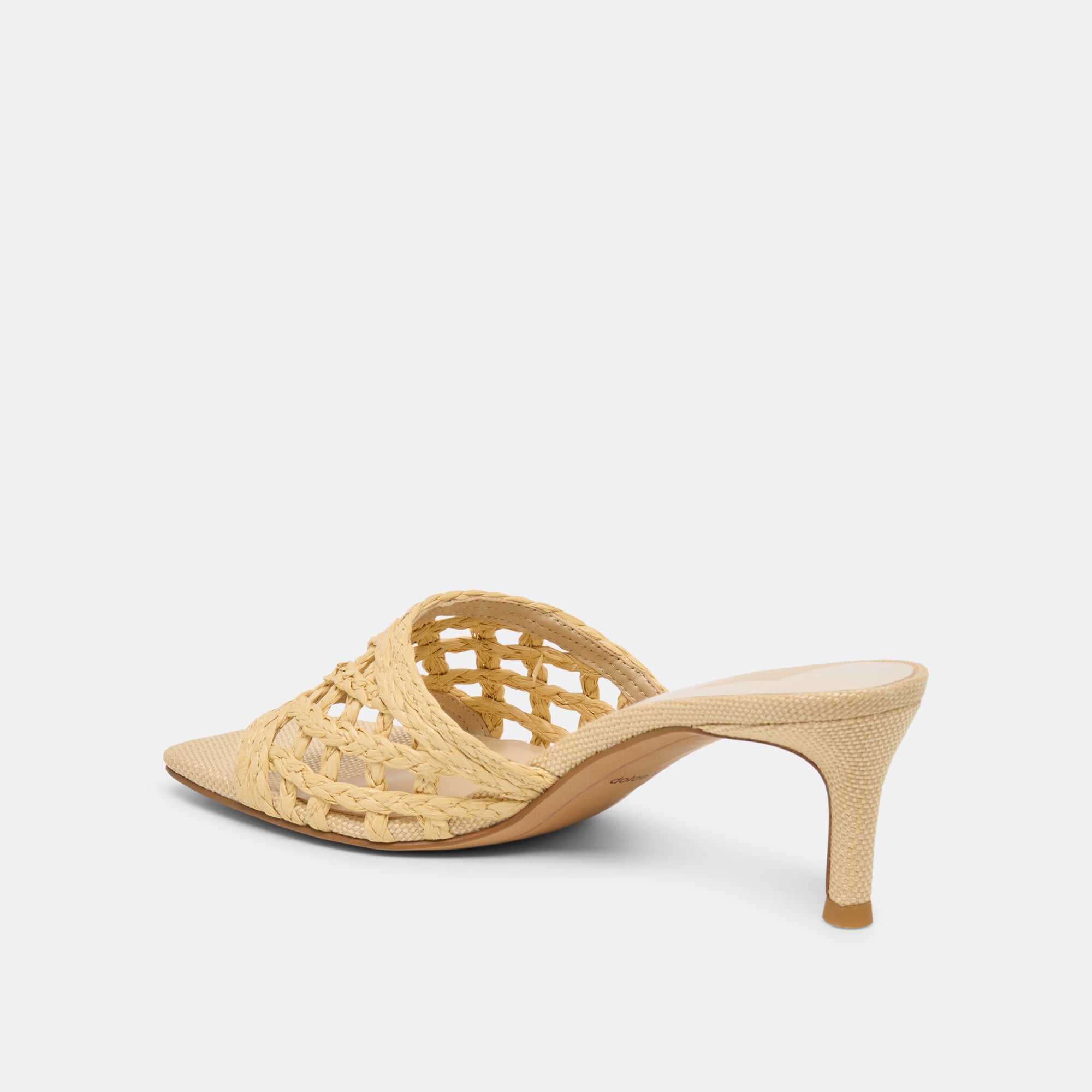 BOWEN HEELS LT NATURAL RAFFIA - view 7