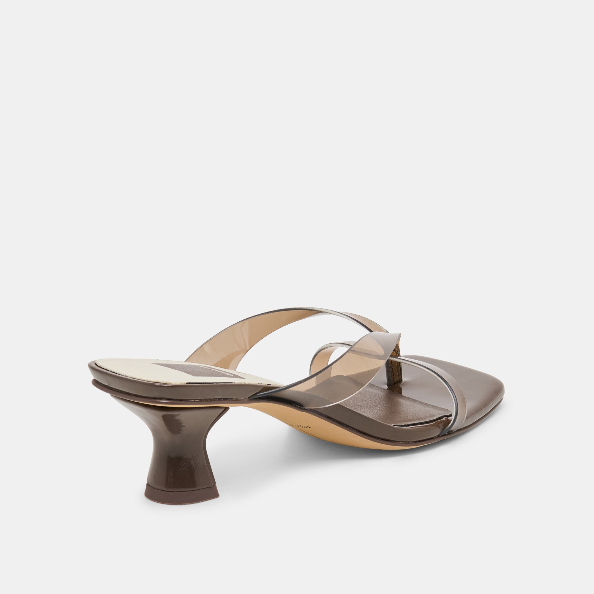 BREVEL VINYL HEELS DK BROWN JELLY - view 4