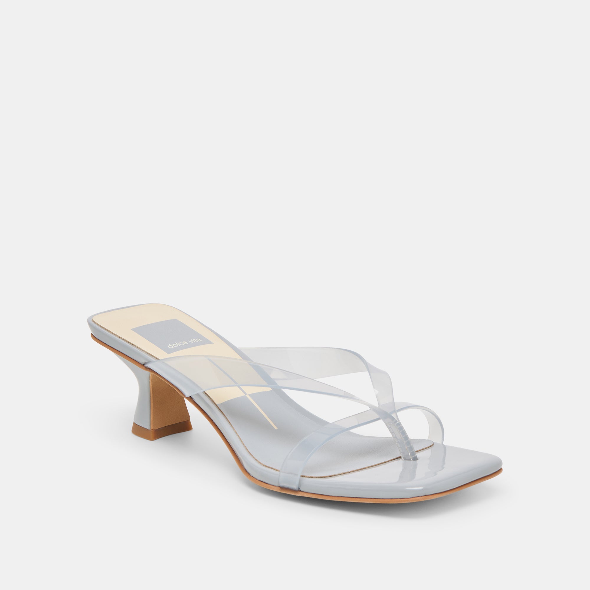 BREVEL VINYL HEELS DUSTY BLUE JELLY - view 3