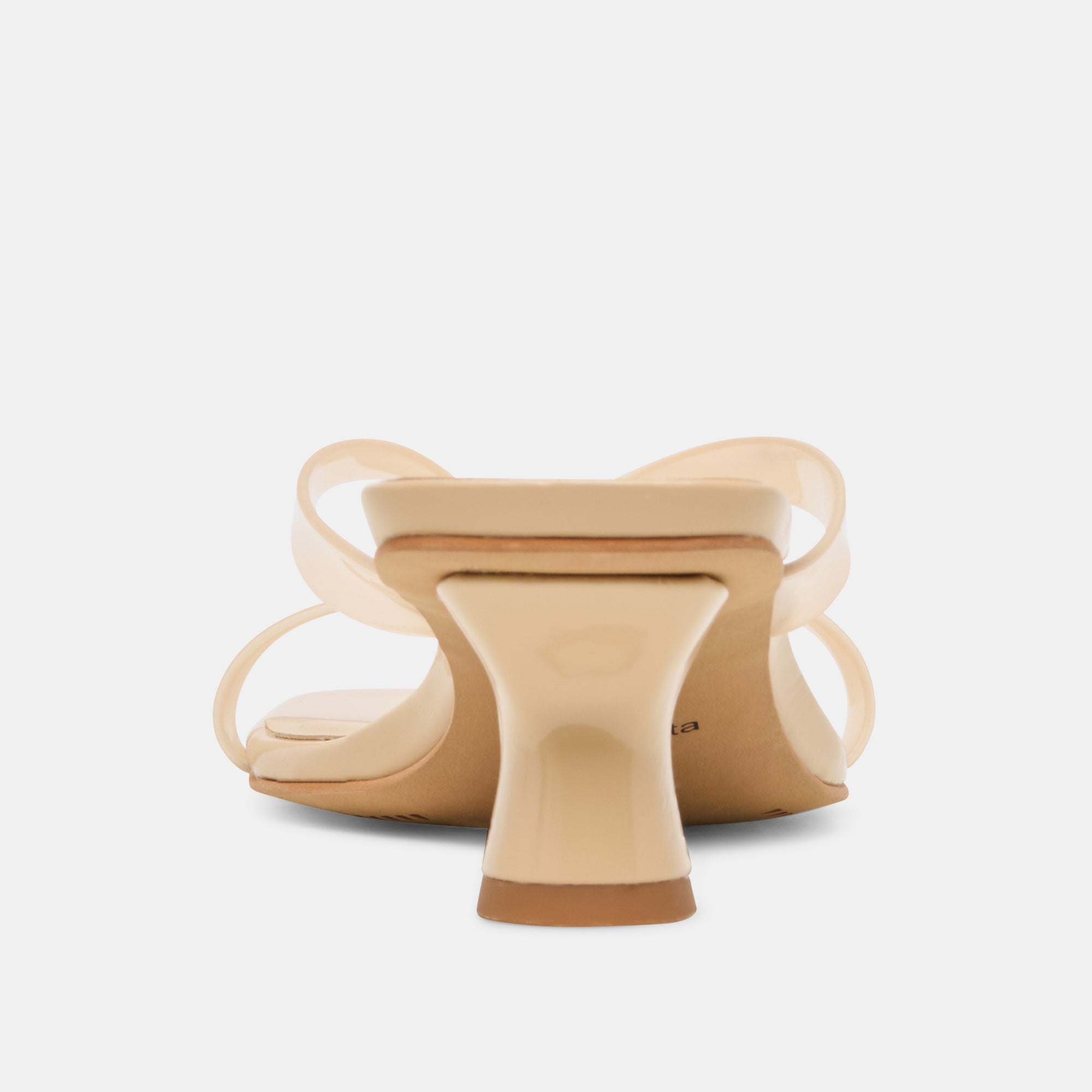 BREVEL VINYL WIDE HEELS PRALINE JELLY - view 7