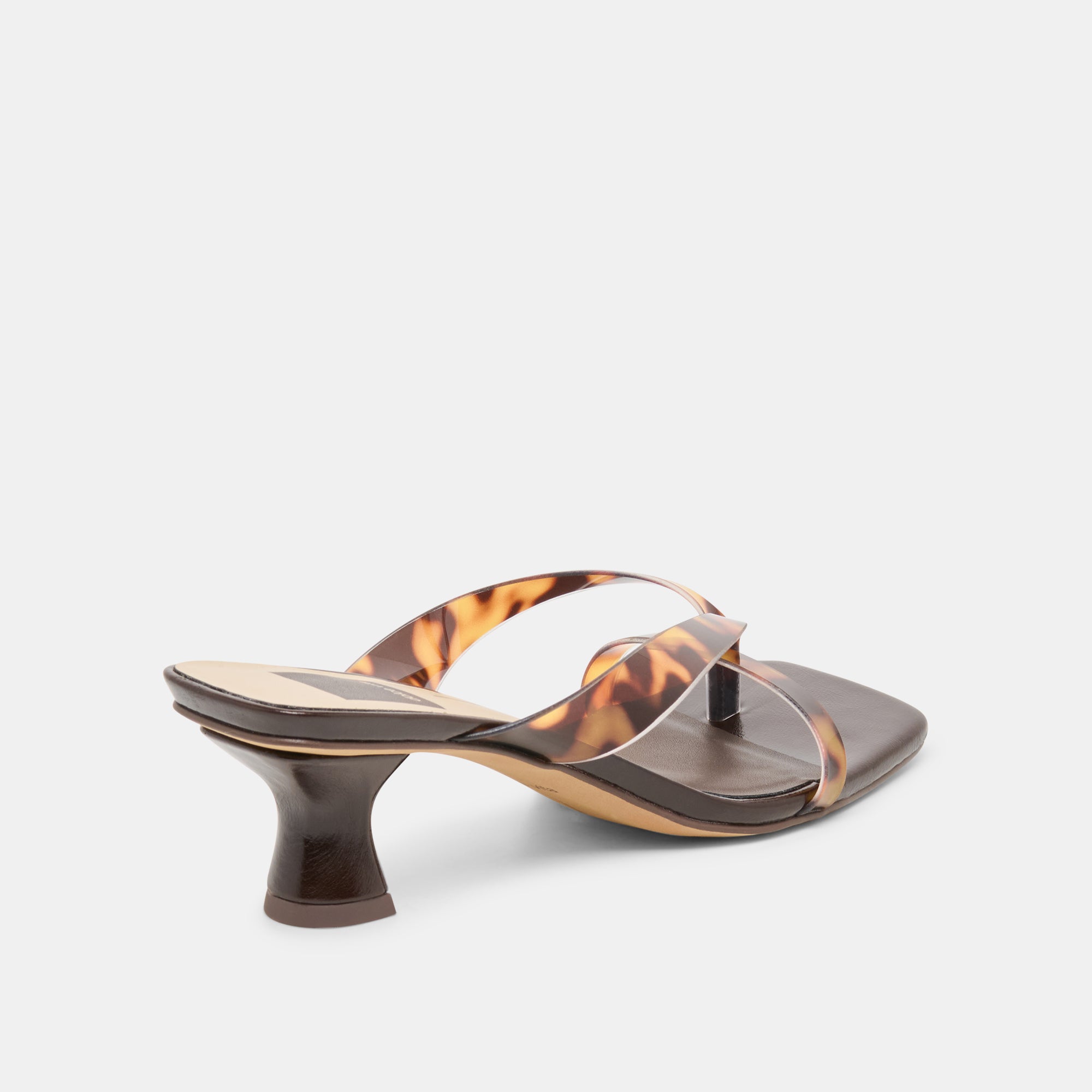 BREVEL VINYL HEELS TORTOISE JELLY - view 3