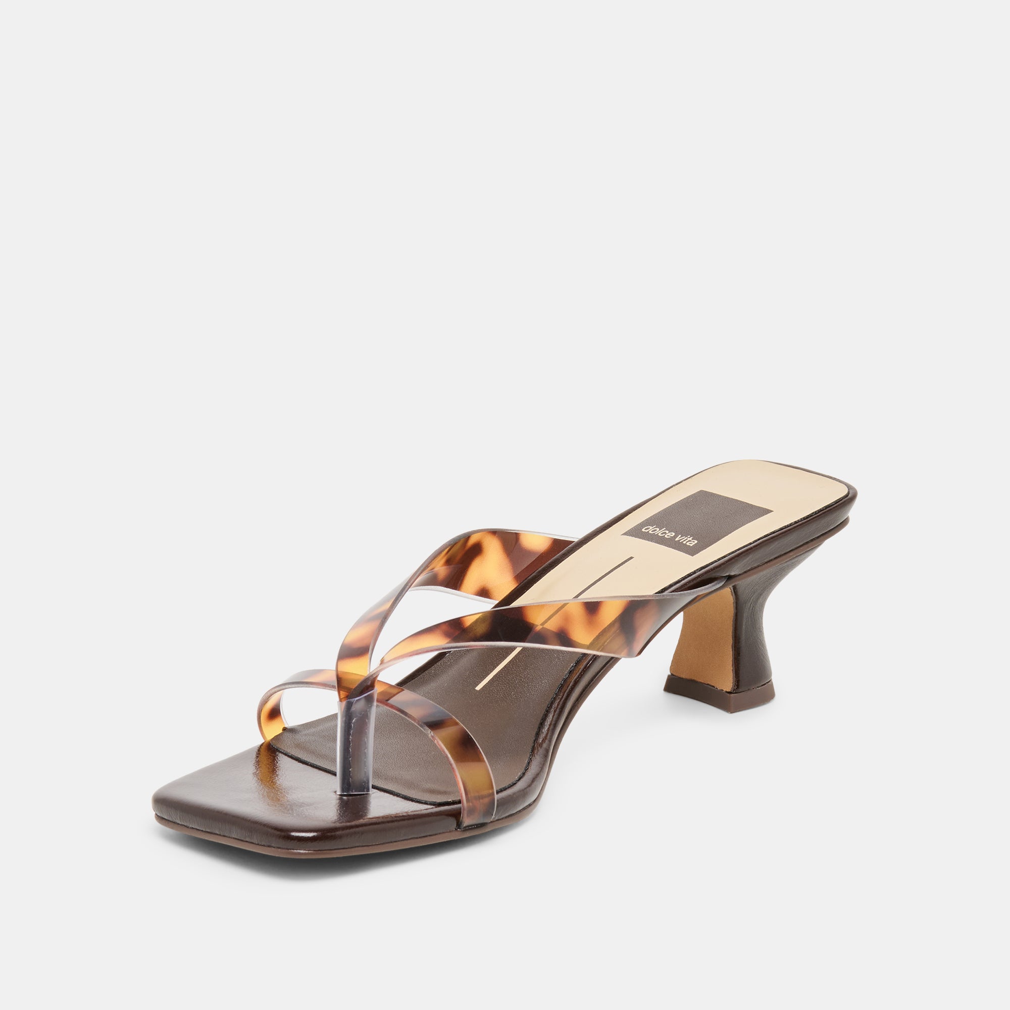 BREVEL VINYL HEELS TORTOISE JELLY - view 4