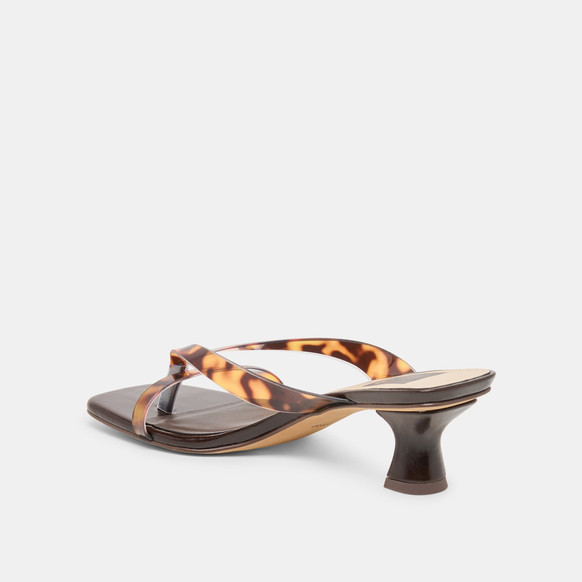 BREVEL VINYL HEELS TORTOISE JELLY - view 5