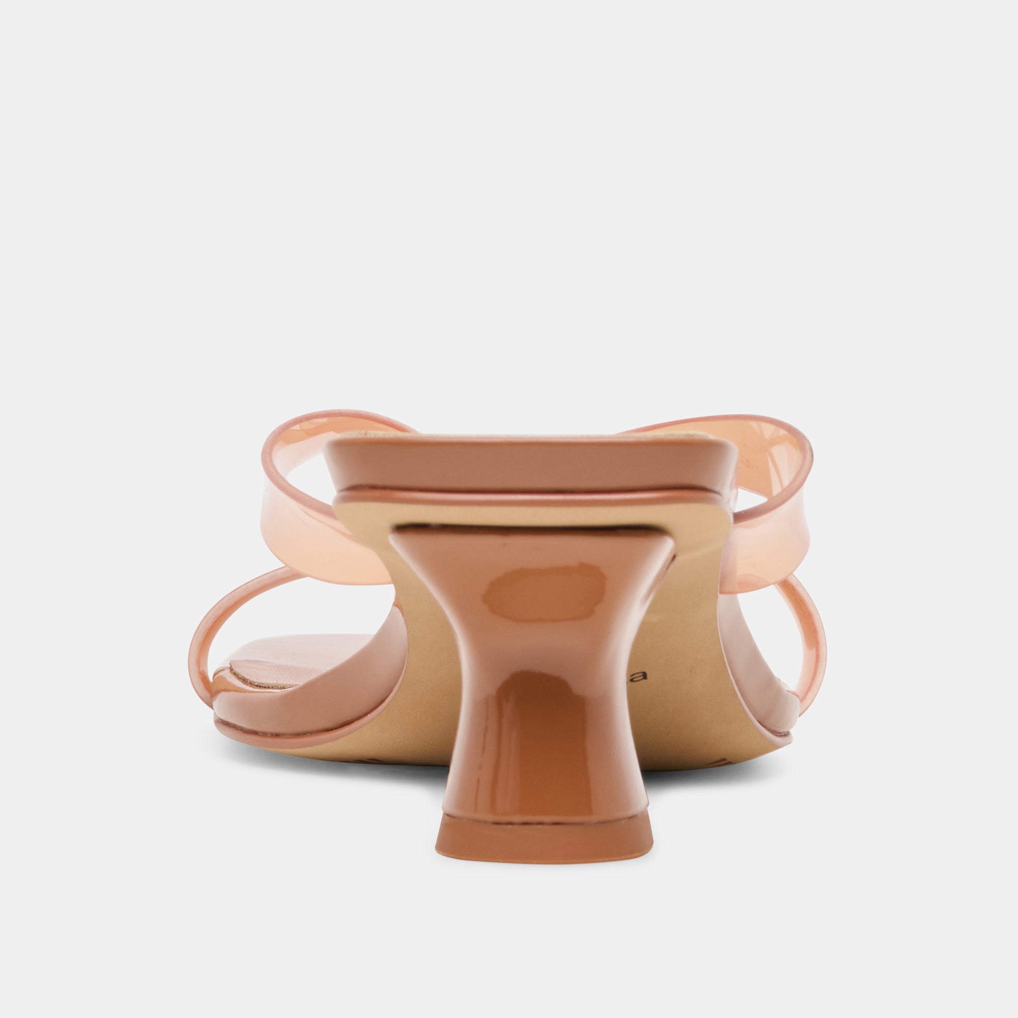 BREVEL VINYL WIDE HEELS WHISKEY JELLY - view 7