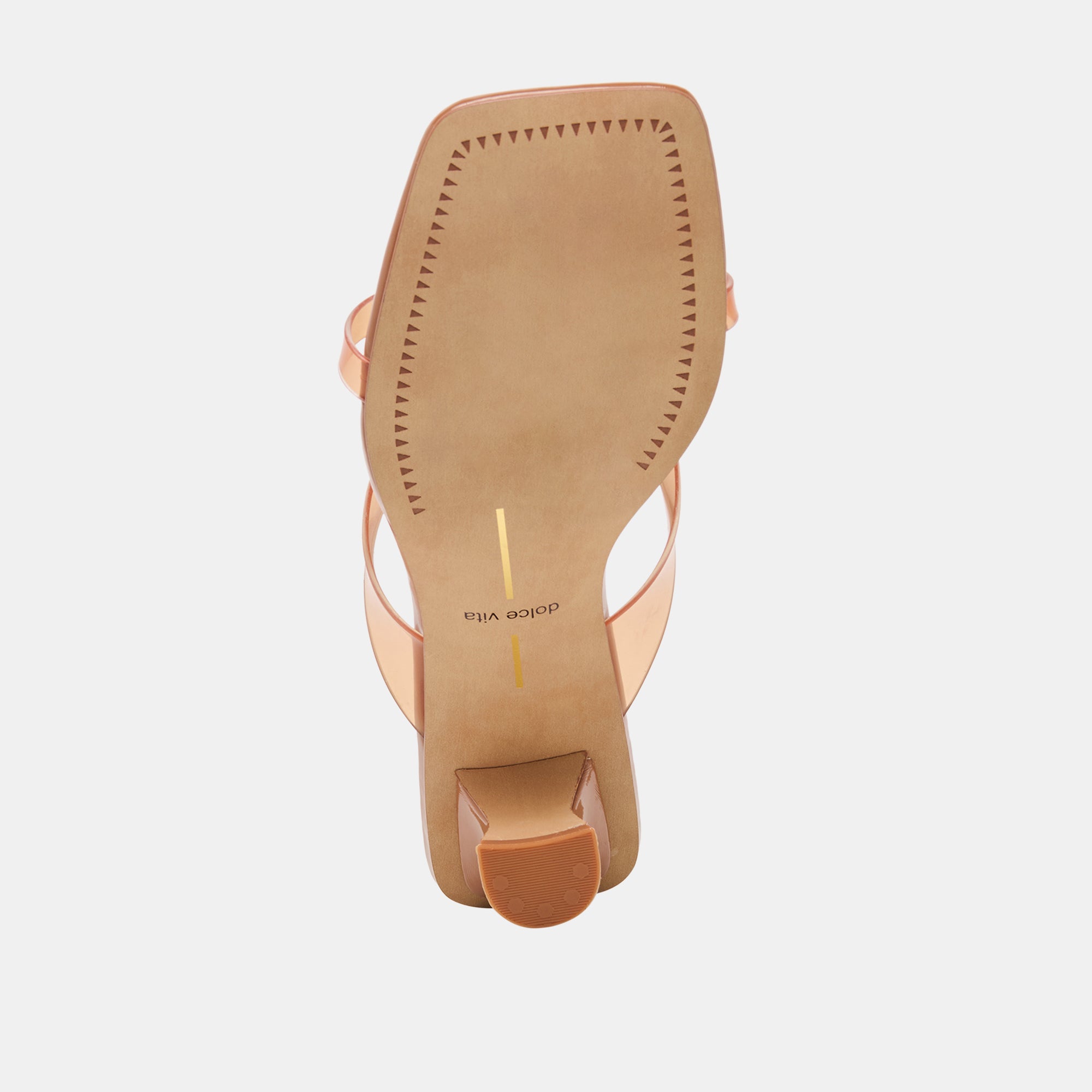 BREVEL VINYL WIDE HEELS WHISKEY JELLY - view 9
