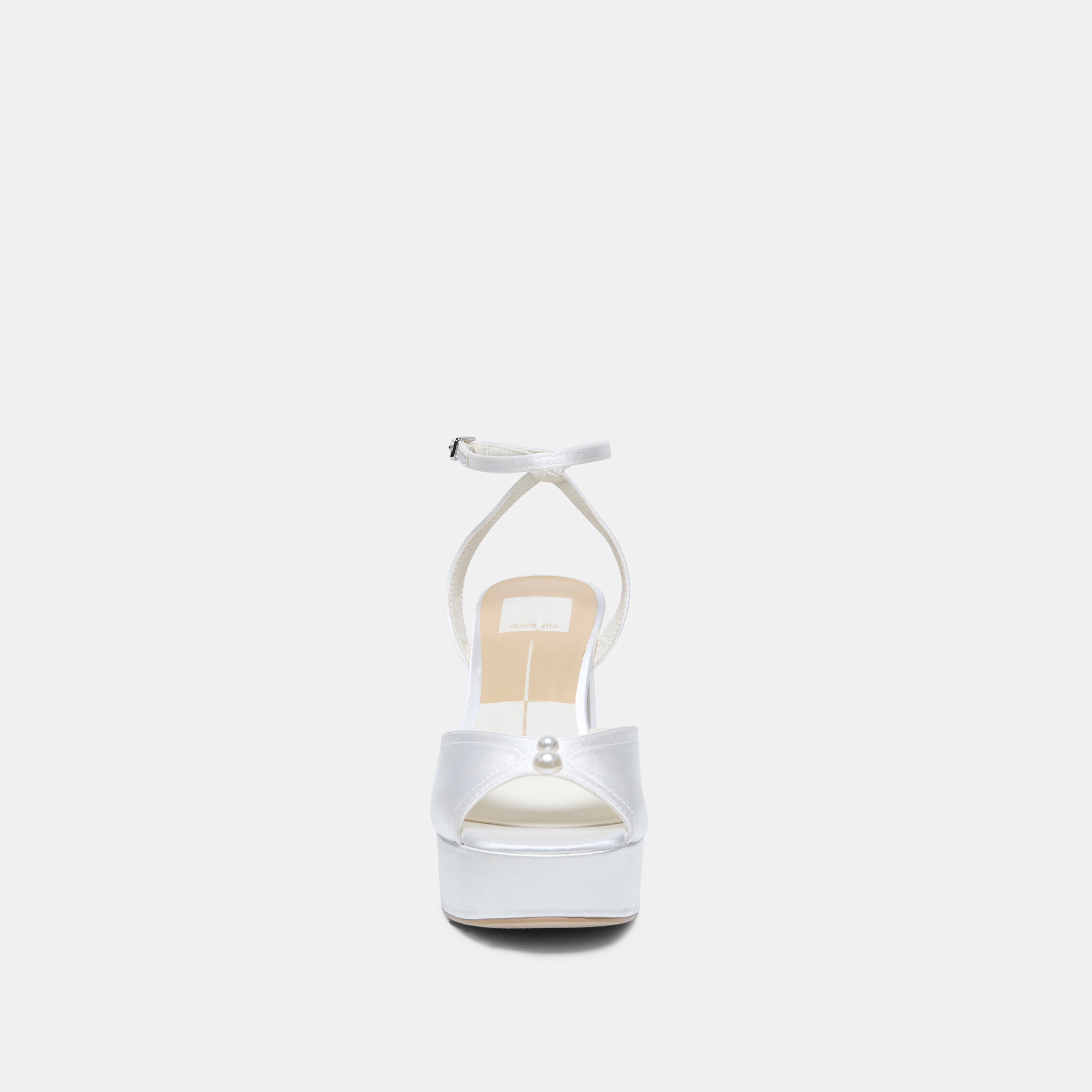 BRYLA HEELS WHITE SATIN - view 9