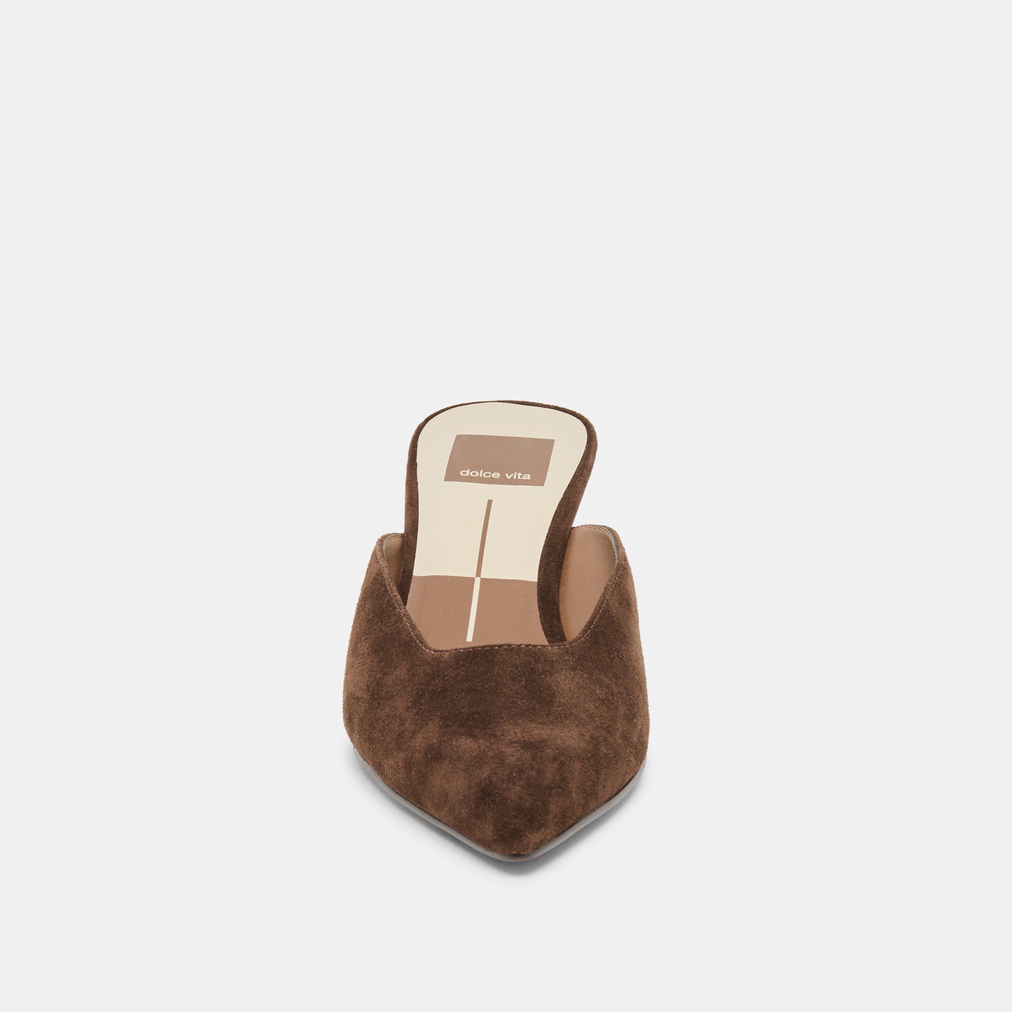 CAMY MULES DK BROWN SUEDE - view 6