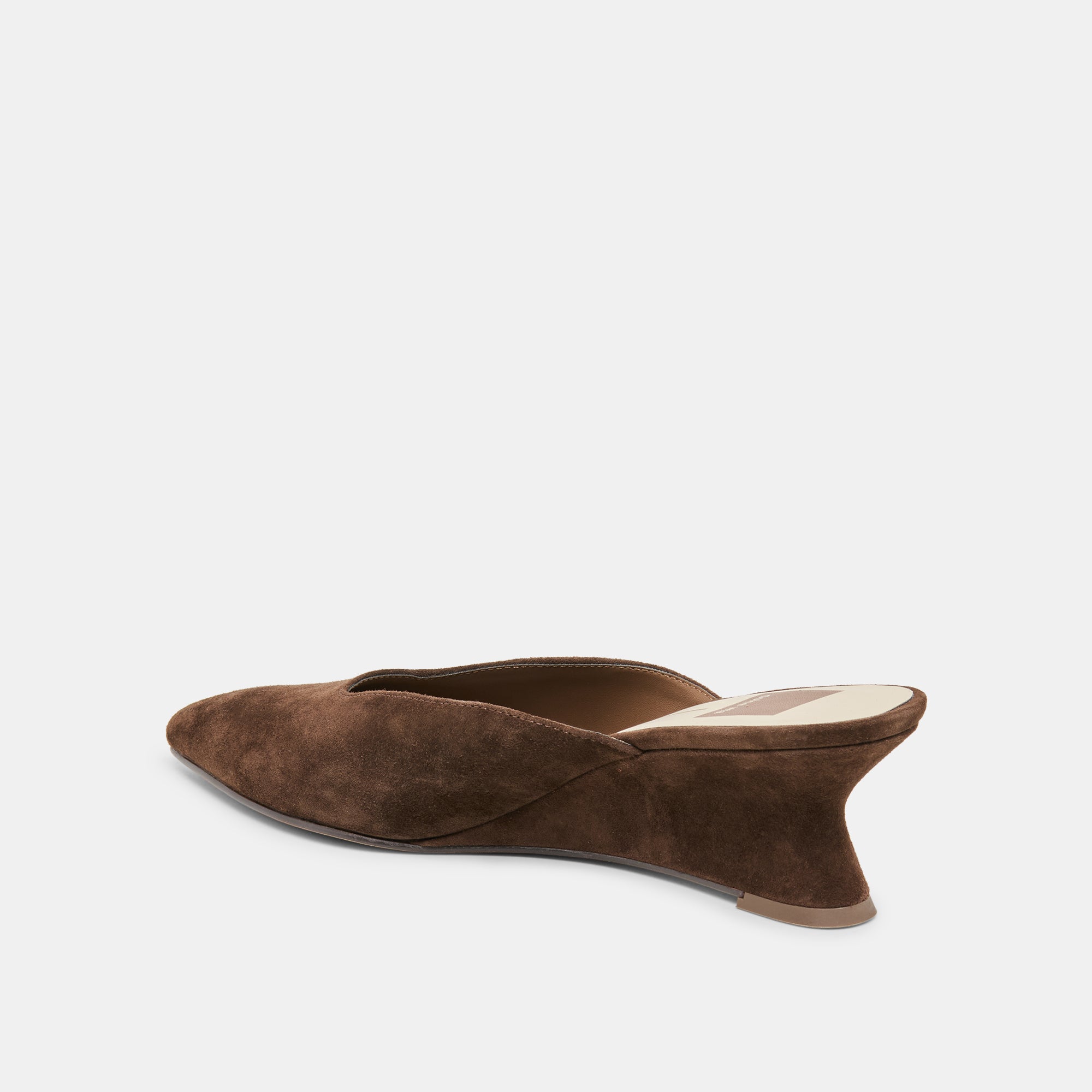 CAMY MULES DK BROWN SUEDE - view 5