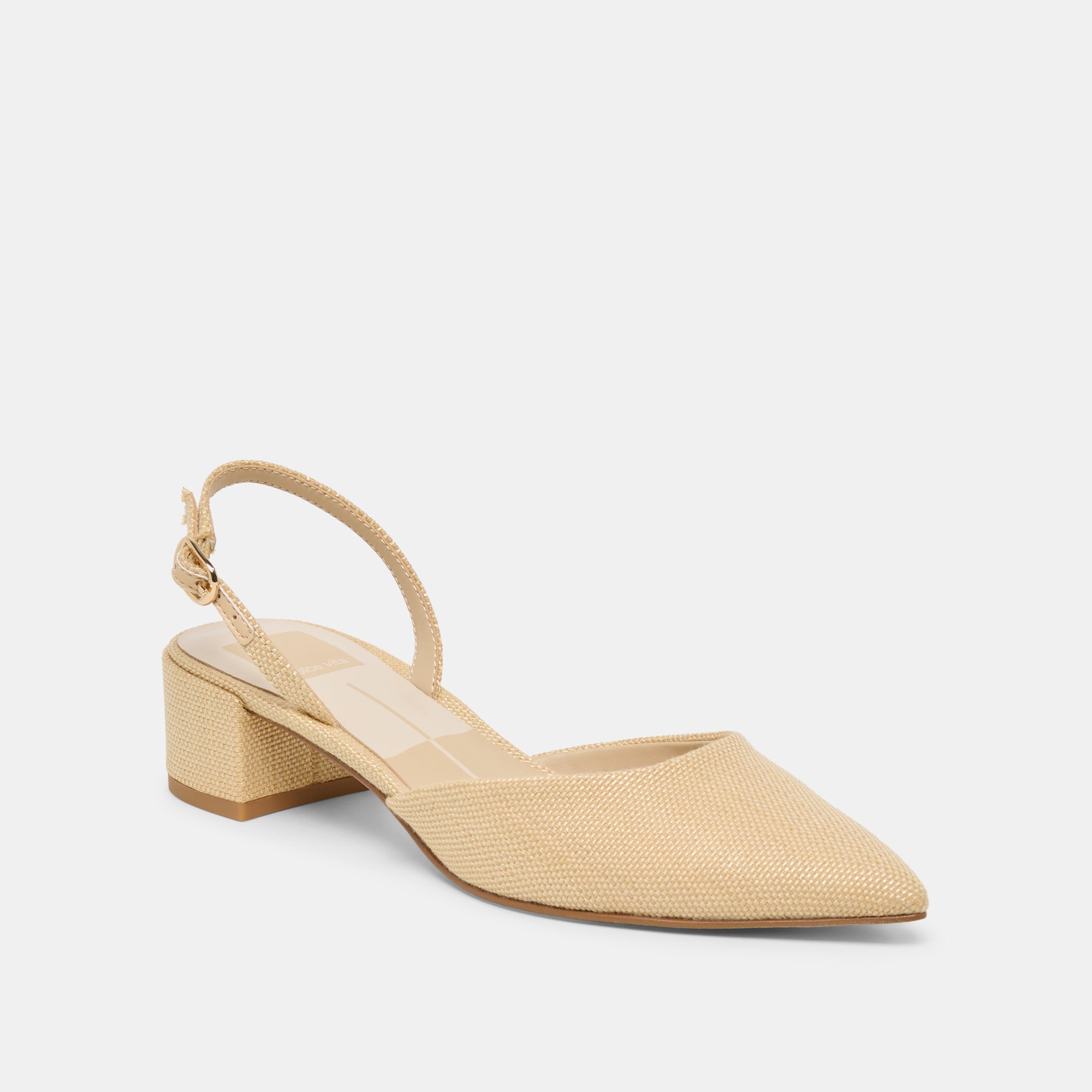 CAREL HEELS LIGHT NATURAL RAFFIA - view 2
