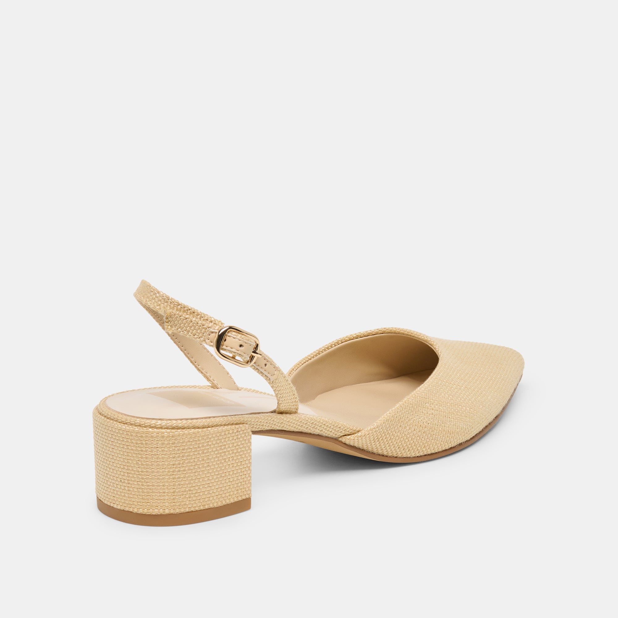 CAREL HEELS LIGHT NATURAL RAFFIA - view 3
