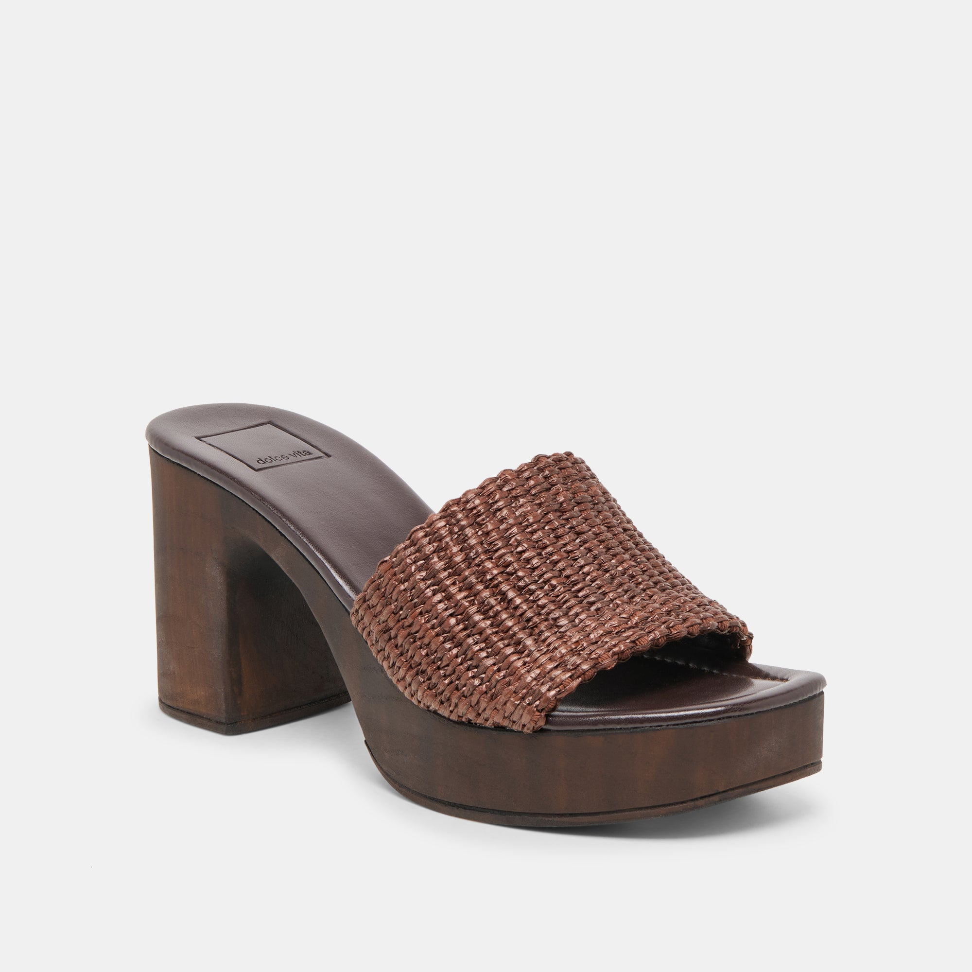 CELEST HEELS CHOCOLATE RAFFIA - view 2