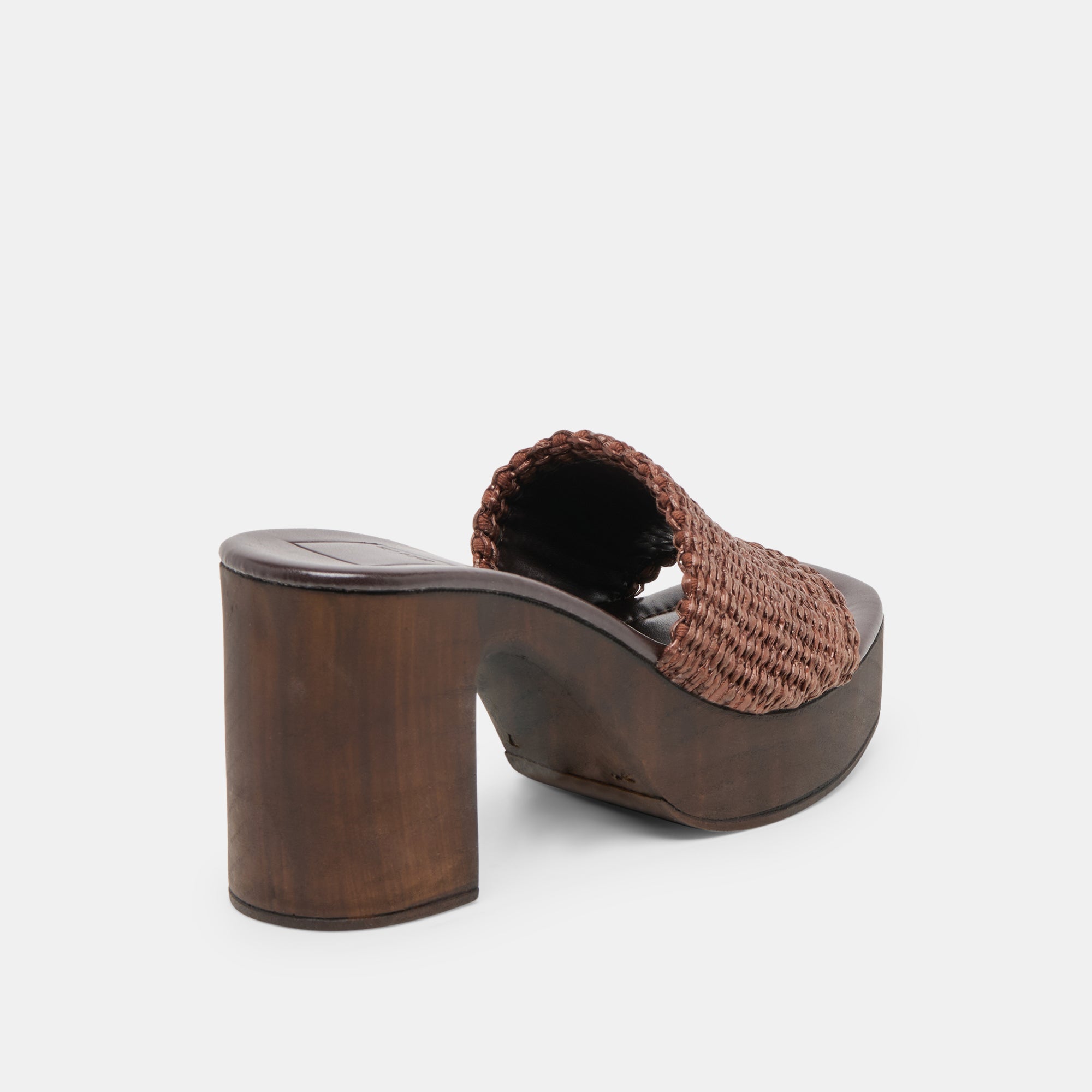CELEST HEELS CHOCOLATE RAFFIA - view 3