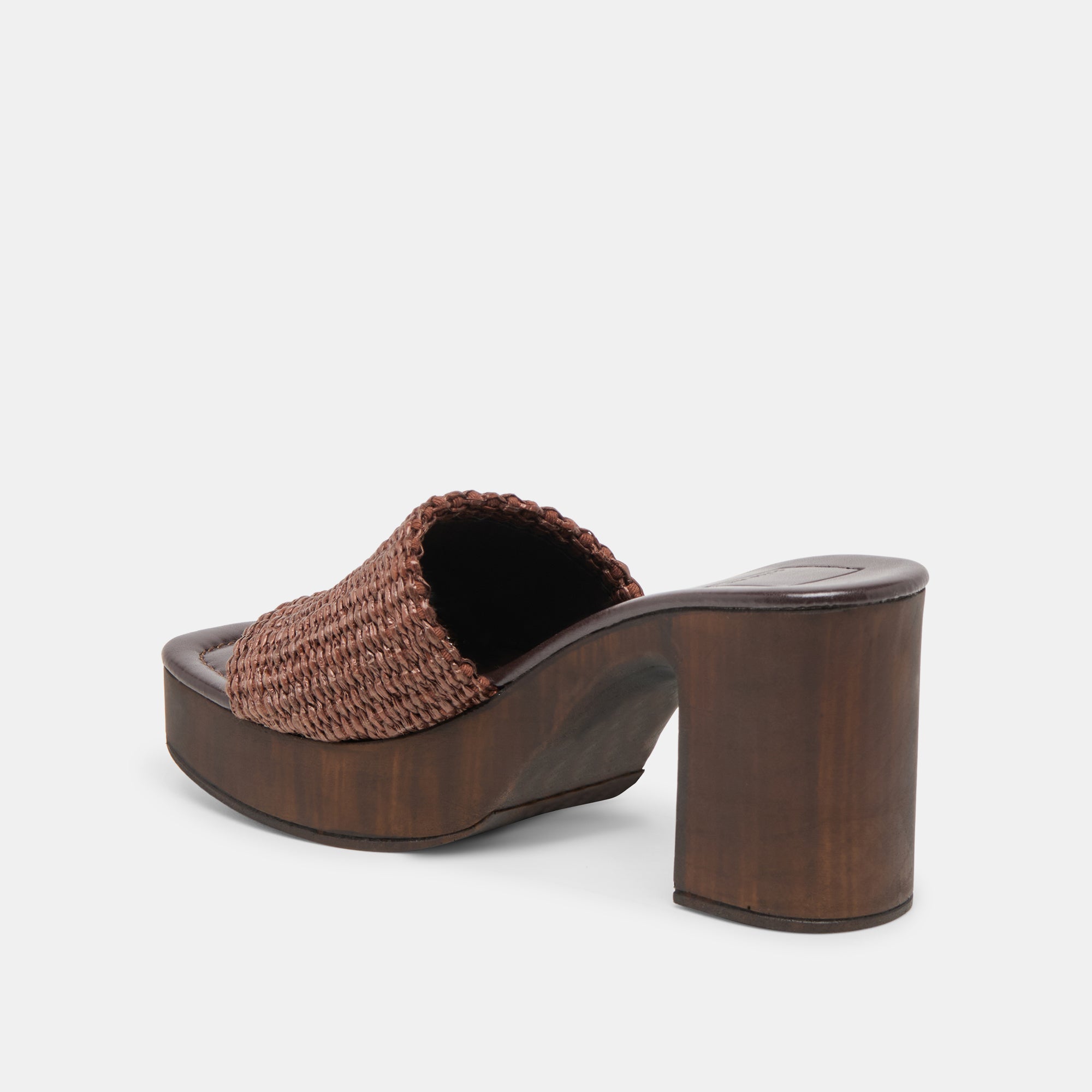 CELEST HEELS CHOCOLATE RAFFIA - view 5